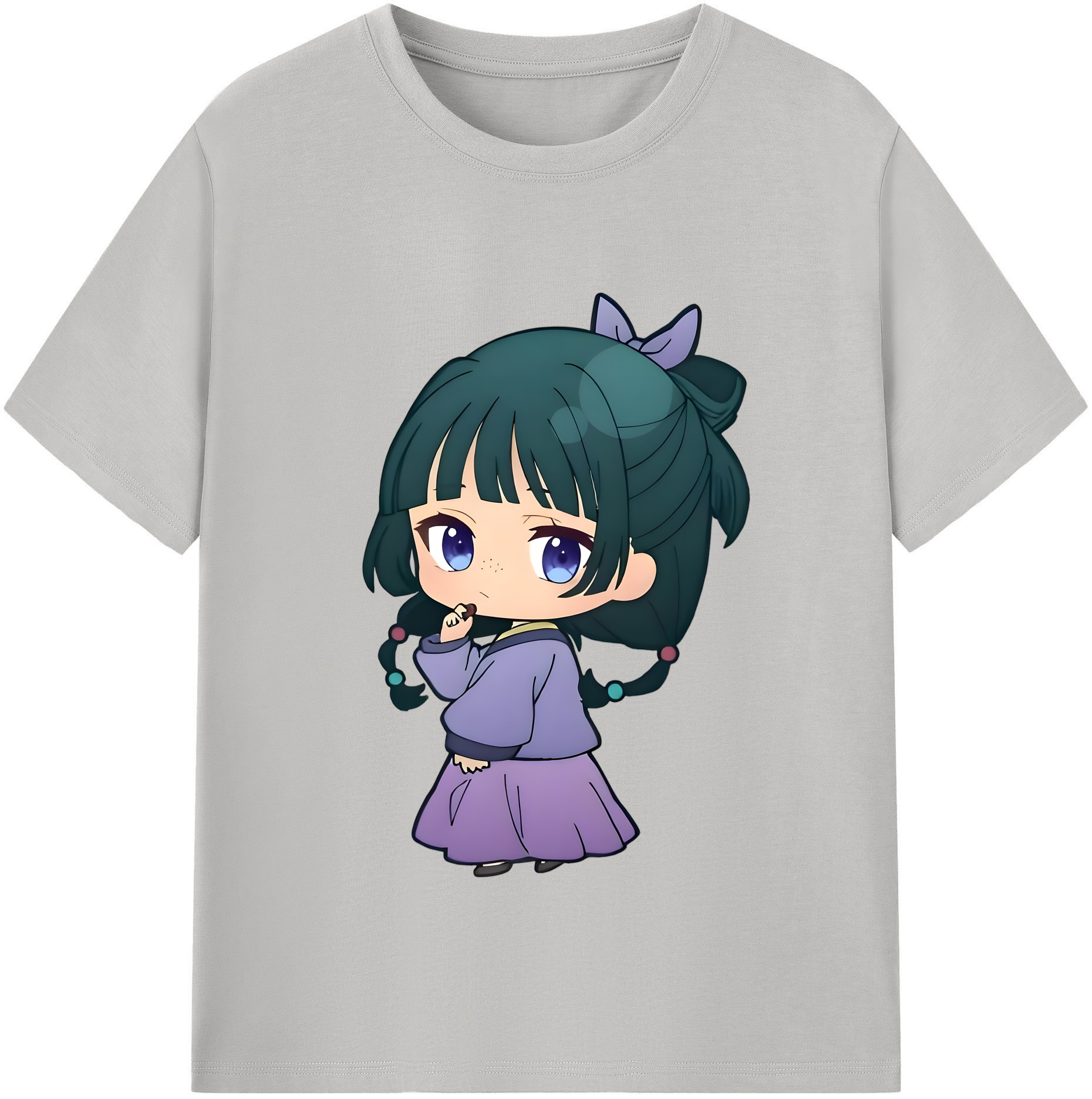 （画像用） 薬屋のひとりごと The Apothecary Diaries レディースカジュアルプリントTシャツ（綿100％）