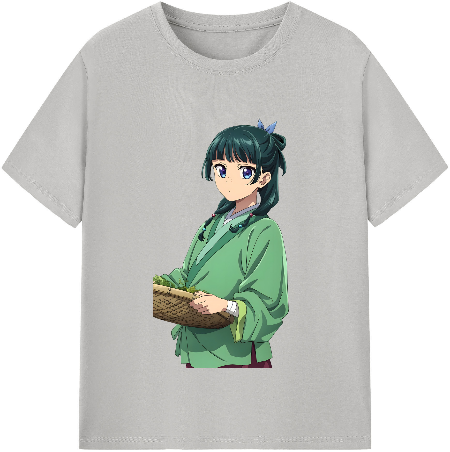 （画像用） 薬屋のひとりごと The Apothecary Diaries レディースカジュアルプリントTシャツ（綿100％）