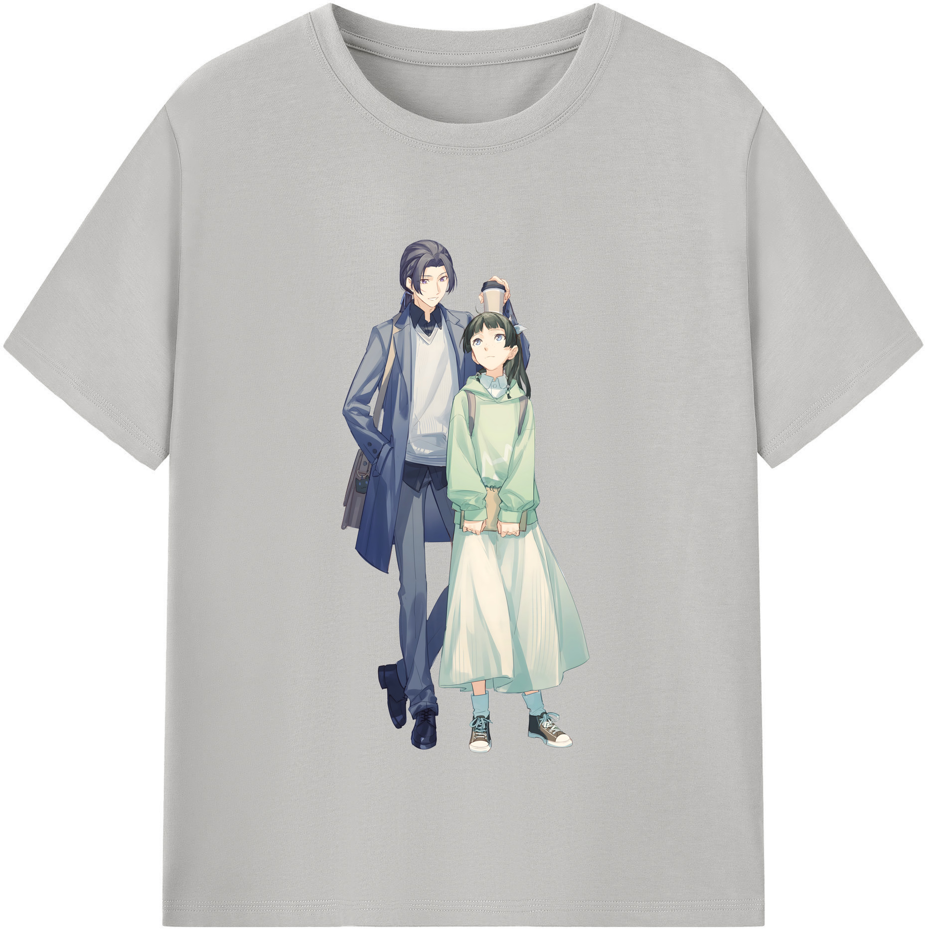 （画像用） 薬屋のひとりごと The Apothecary Diaries レディースカジュアルプリントTシャツ（綿100％）