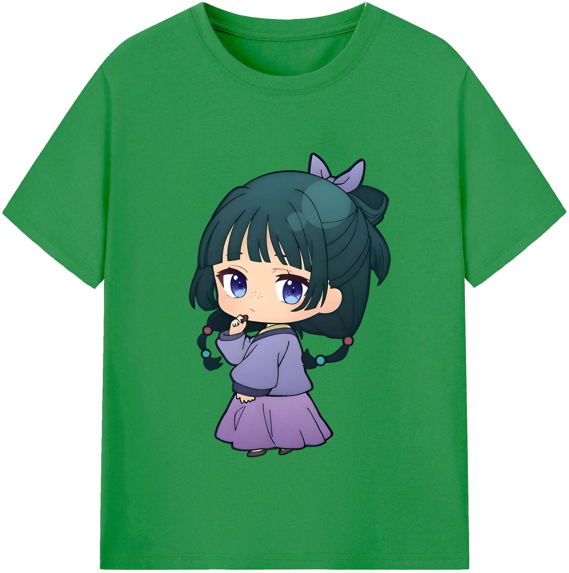 （画像用） 薬屋のひとりごと The Apothecary Diaries レディースカジュアルプリントTシャツ（綿100％）