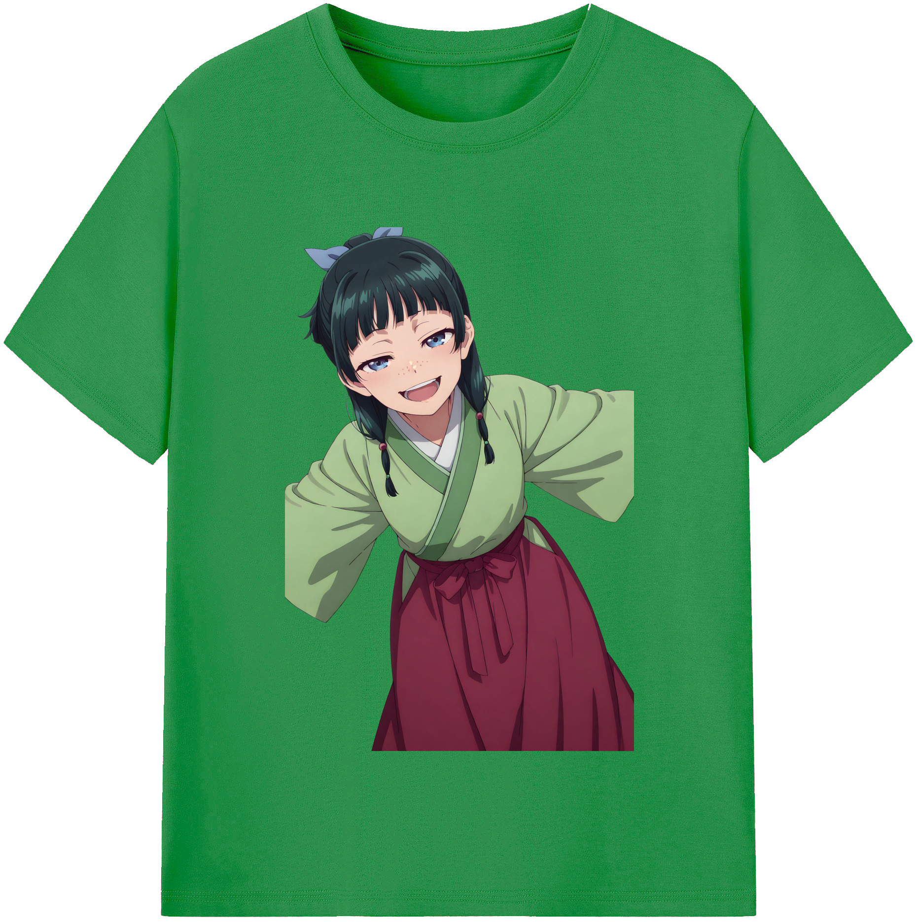 （画像用） 薬屋のひとりごと The Apothecary Diaries レディースカジュアルプリントTシャツ（綿100％）