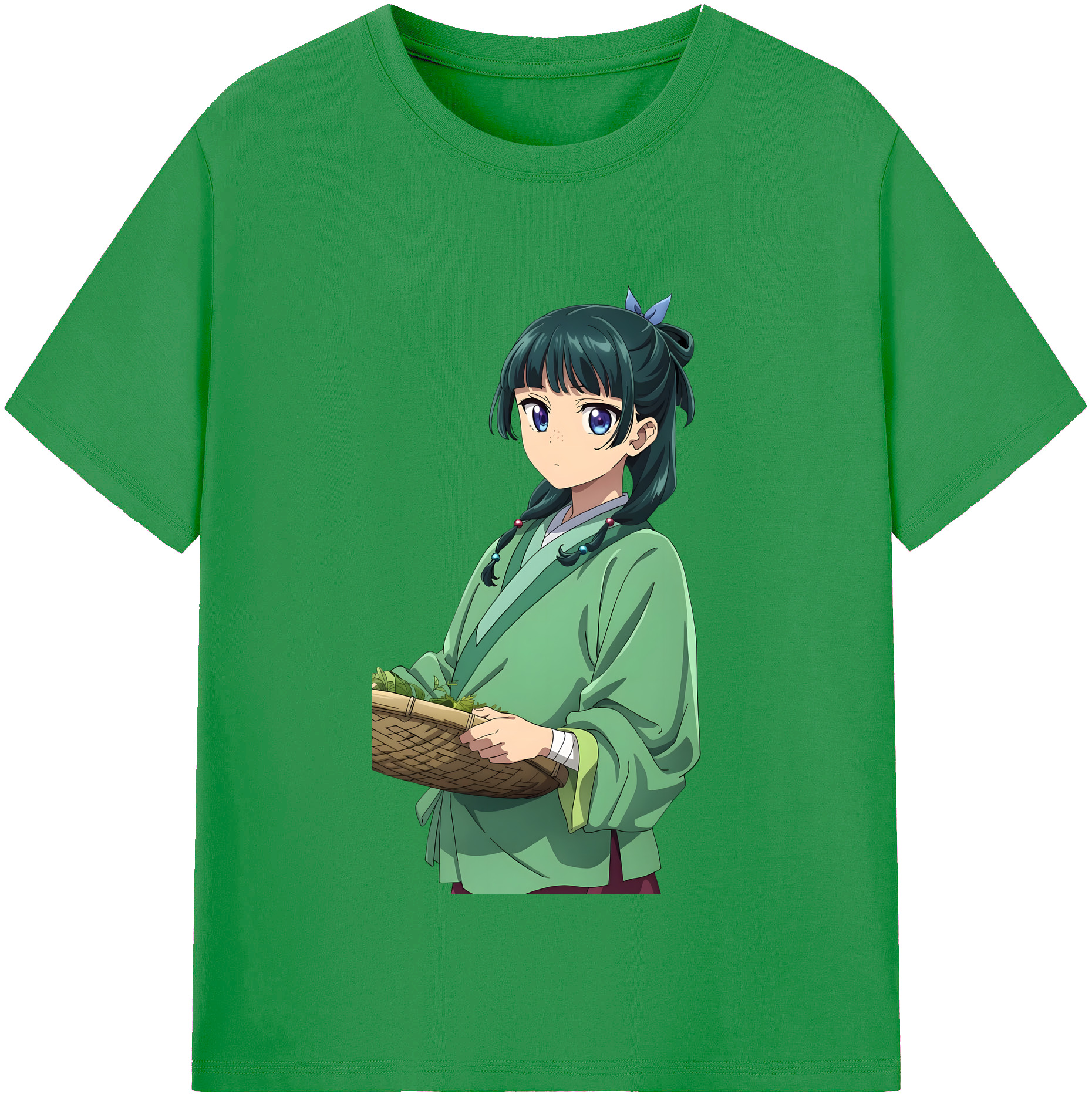 （画像用） 薬屋のひとりごと The Apothecary Diaries レディースカジュアルプリントTシャツ（綿100％）