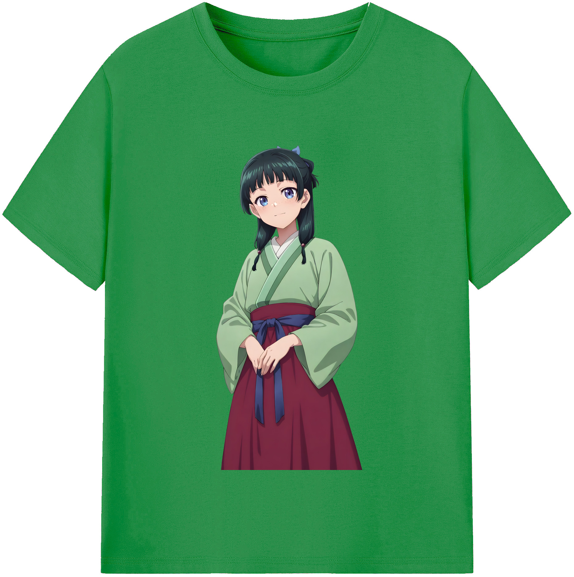 （画像用） 薬屋のひとりごと The Apothecary Diaries レディースカジュアルプリントTシャツ（綿100％）
