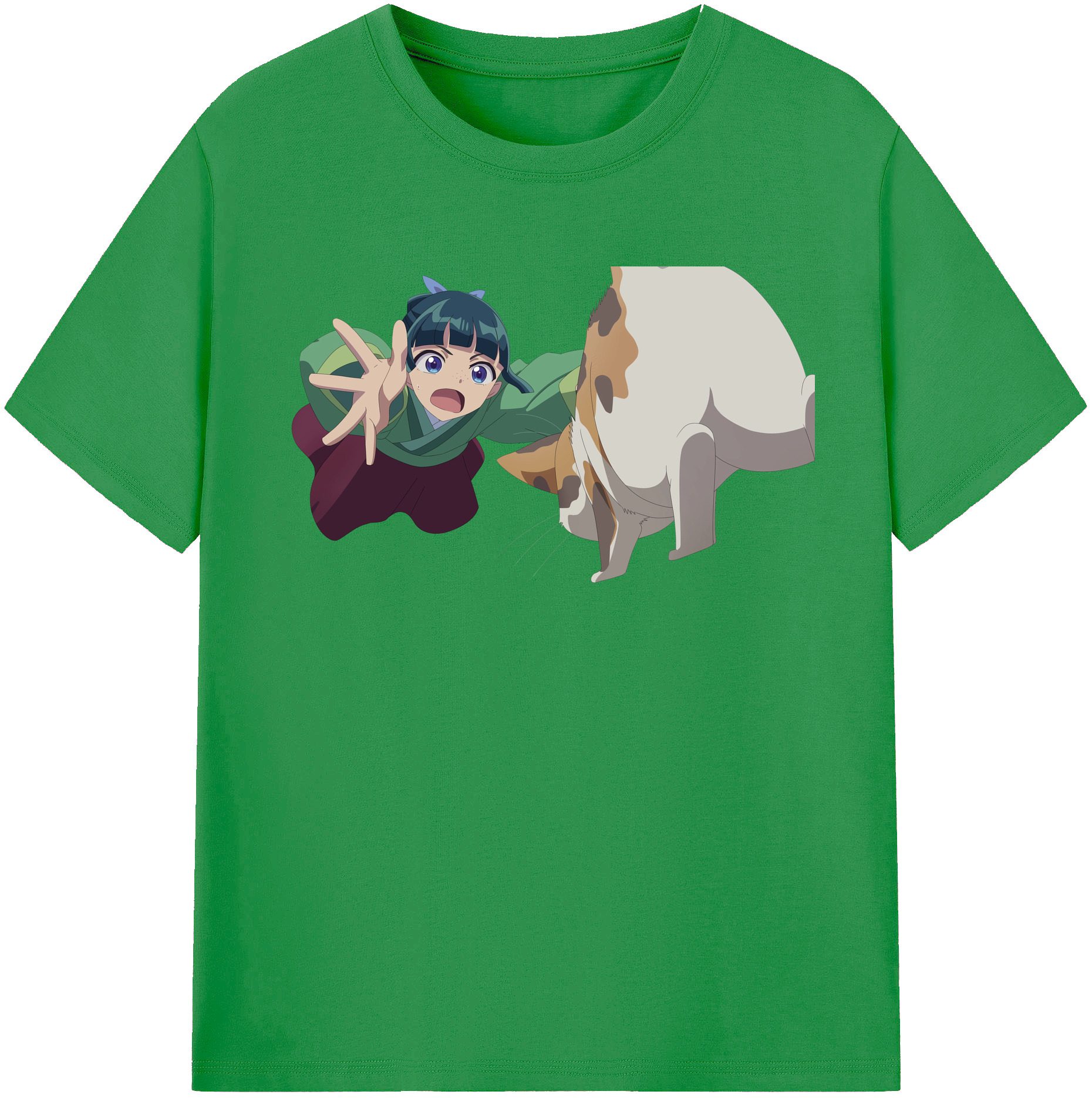 （画像用） 薬屋のひとりごと The Apothecary Diaries レディースカジュアルプリントTシャツ（綿100％）