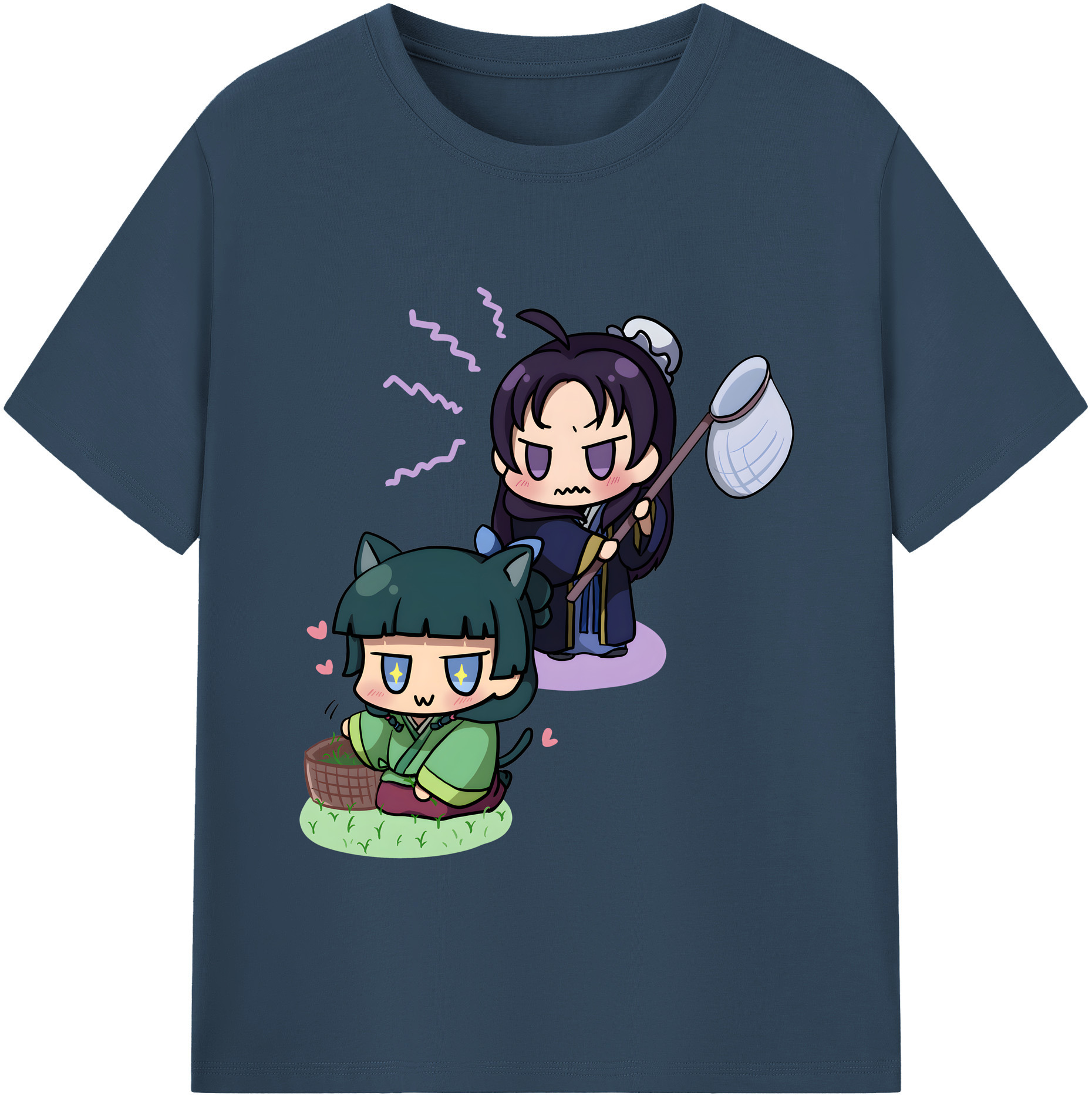 （画像用） 薬屋のひとりごと The Apothecary Diaries レディースカジュアルプリントTシャツ（綿100％）