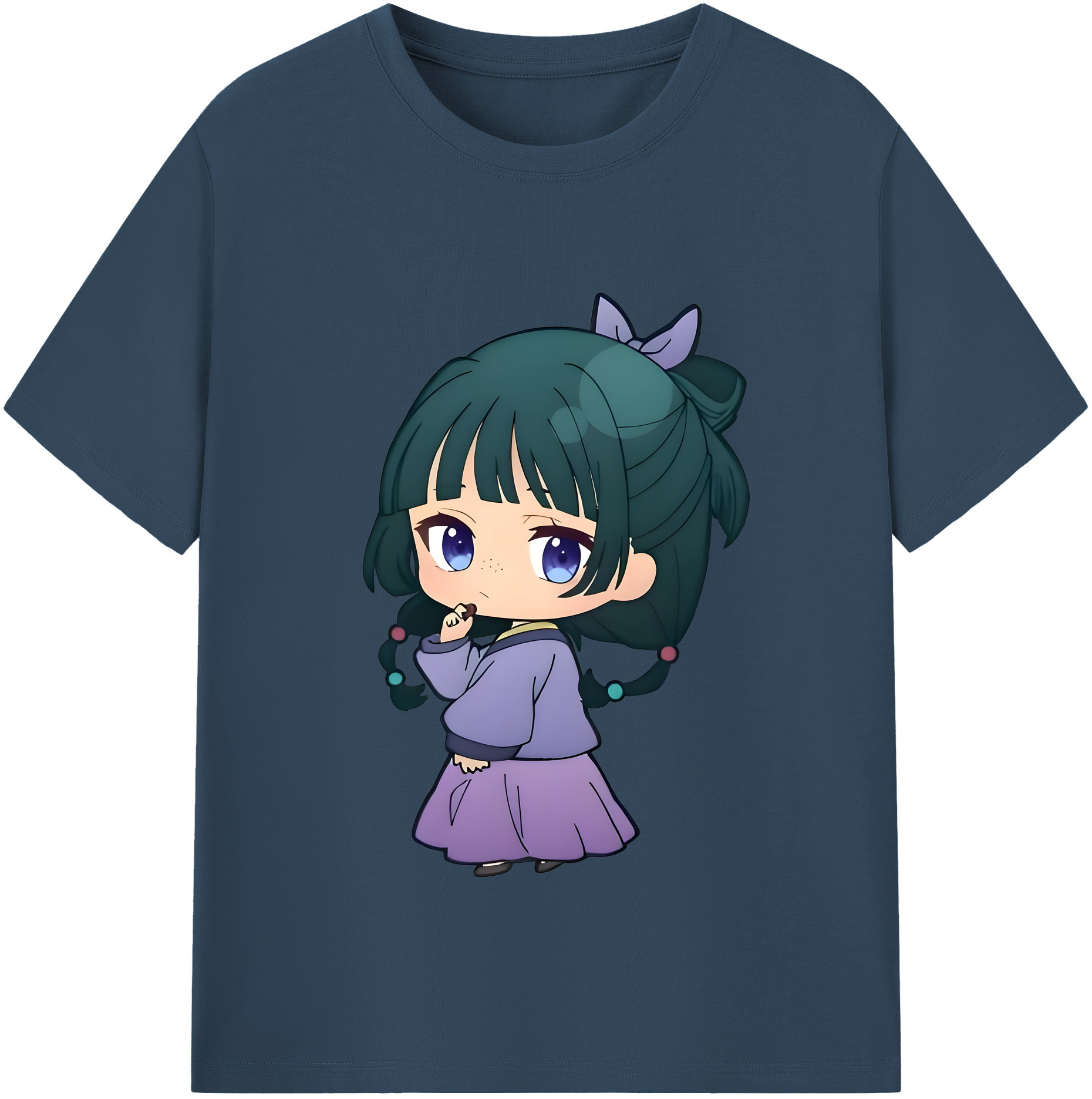 （画像用） 薬屋のひとりごと The Apothecary Diaries レディースカジュアルプリントTシャツ（綿100％）