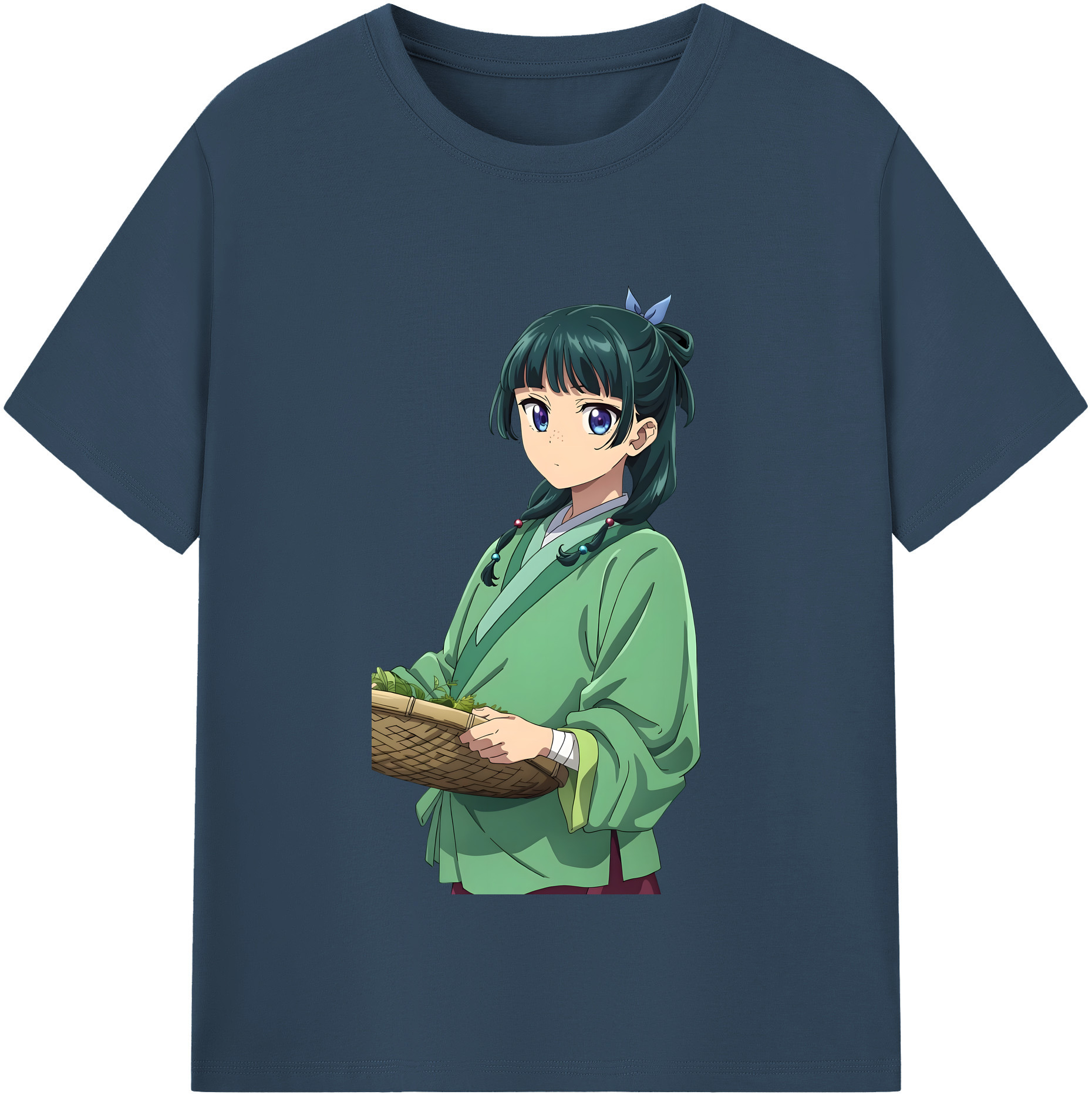 （画像用） 薬屋のひとりごと The Apothecary Diaries レディースカジュアルプリントTシャツ（綿100％）
