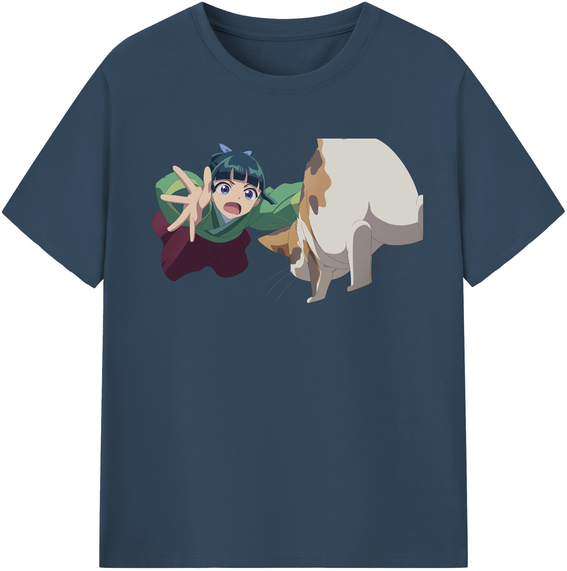 （画像用） 薬屋のひとりごと The Apothecary Diaries レディースカジュアルプリントTシャツ（綿100％）