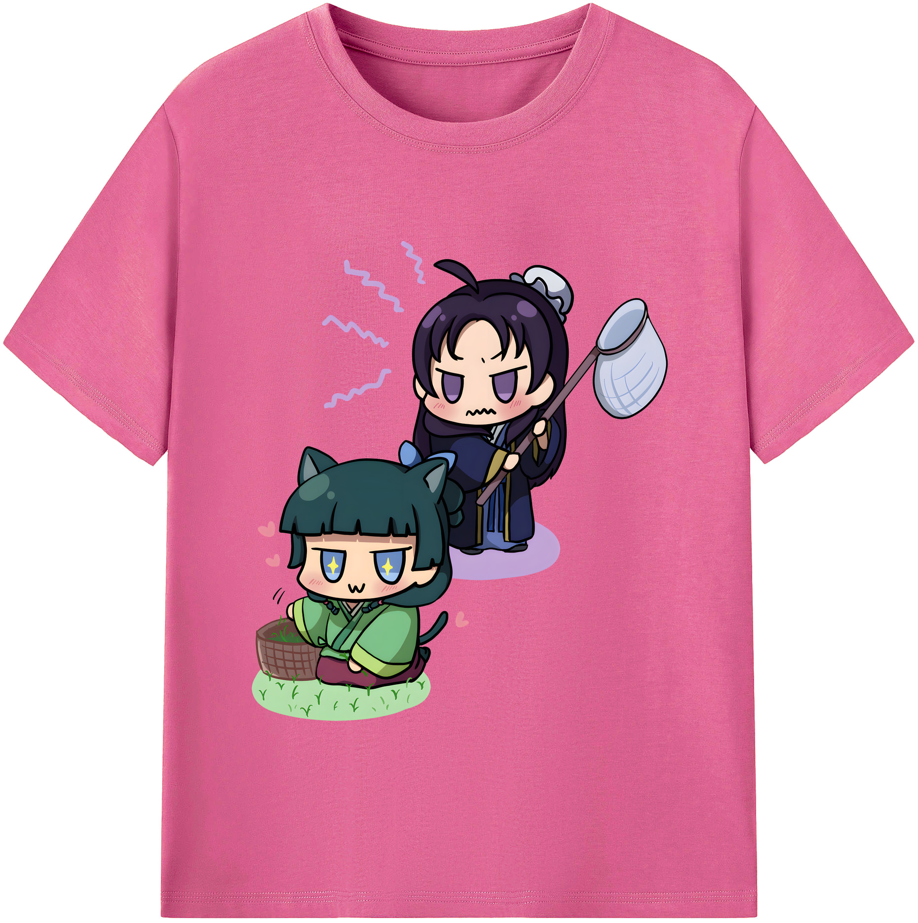 （画像用） 薬屋のひとりごと The Apothecary Diaries レディースカジュアルプリントTシャツ（綿100％）