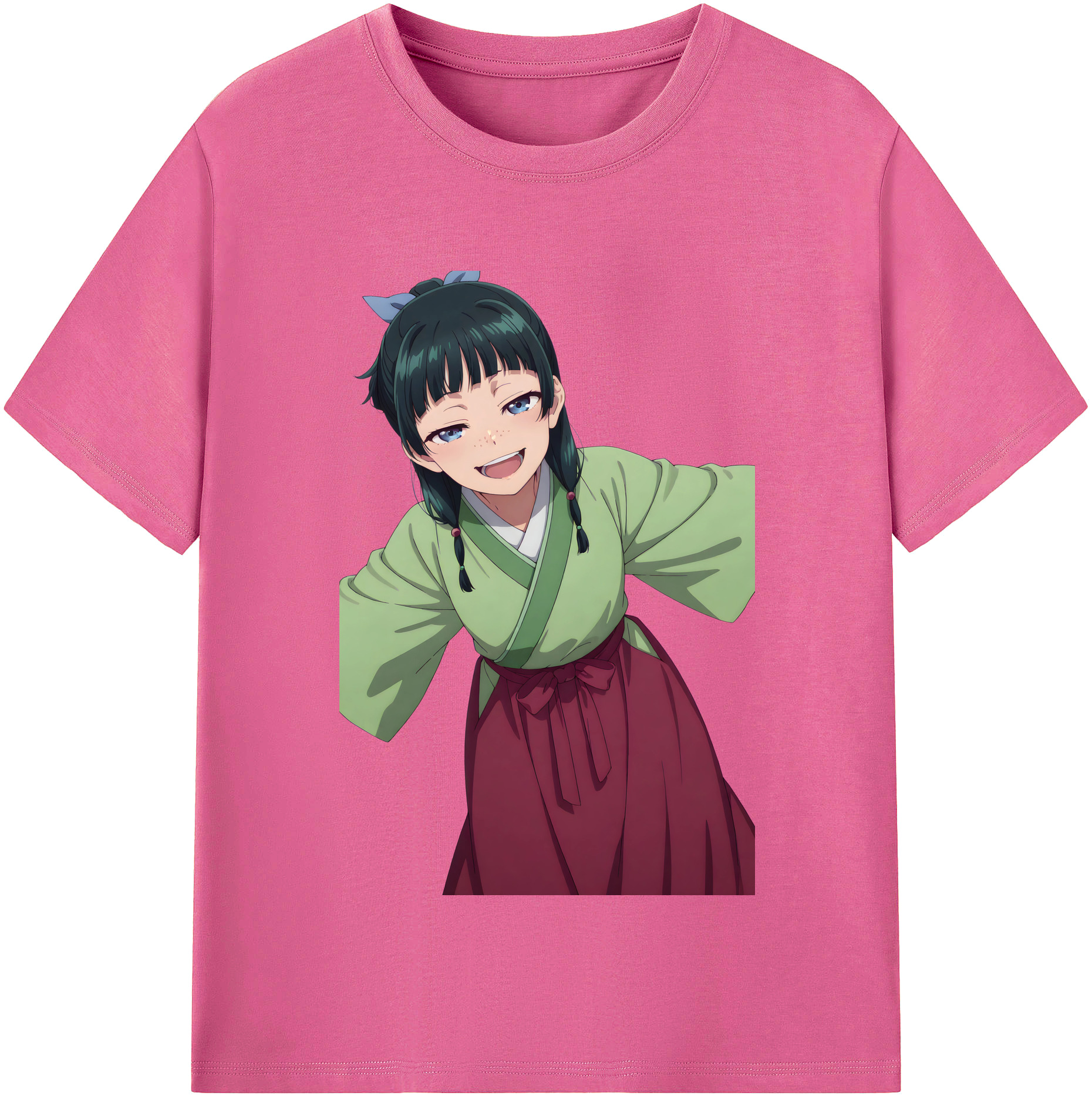 （画像用） 薬屋のひとりごと The Apothecary Diaries レディースカジュアルプリントTシャツ（綿100％）