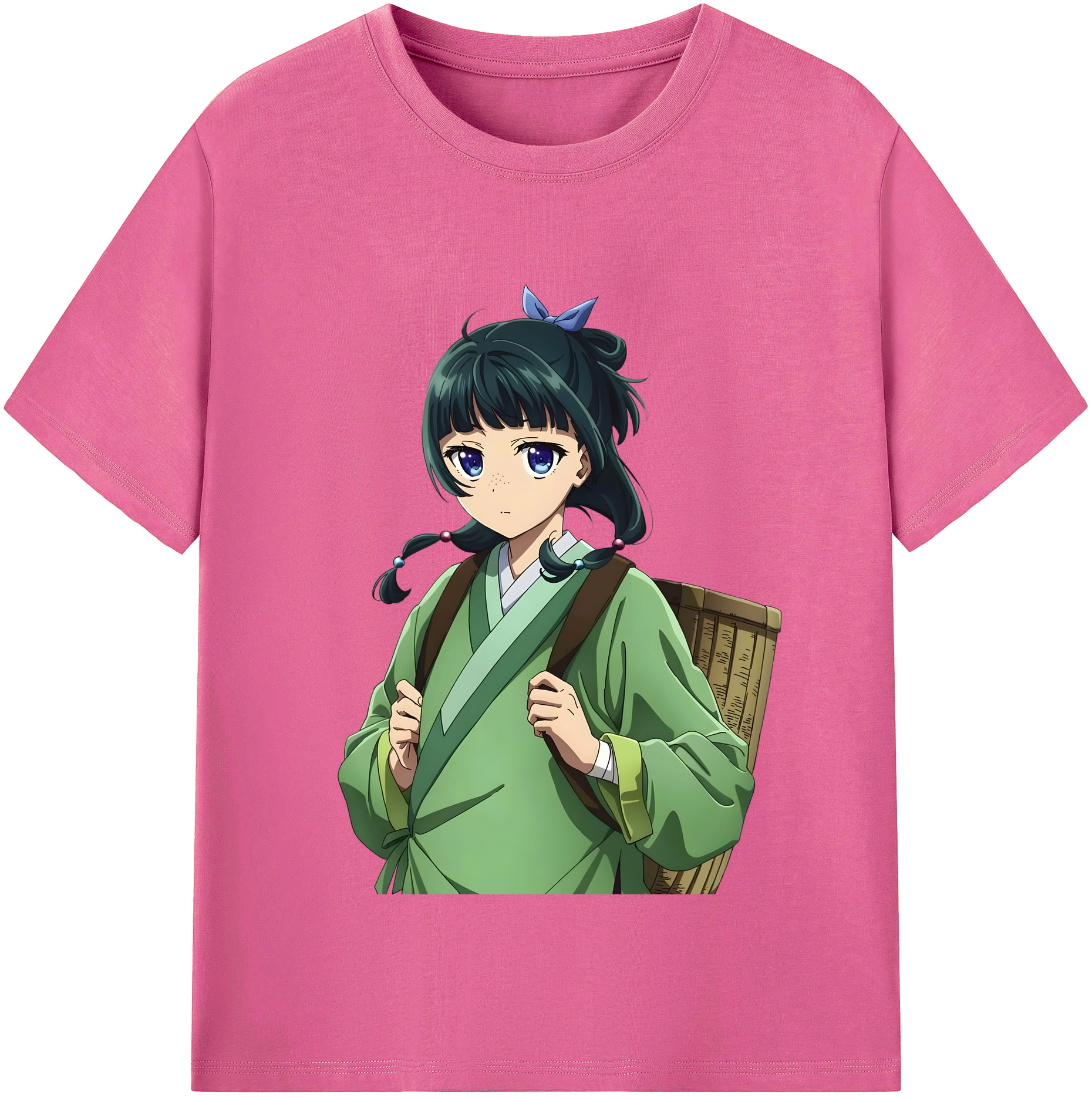 （画像用） 薬屋のひとりごと The Apothecary Diaries レディースカジュアルプリントTシャツ（綿100％）