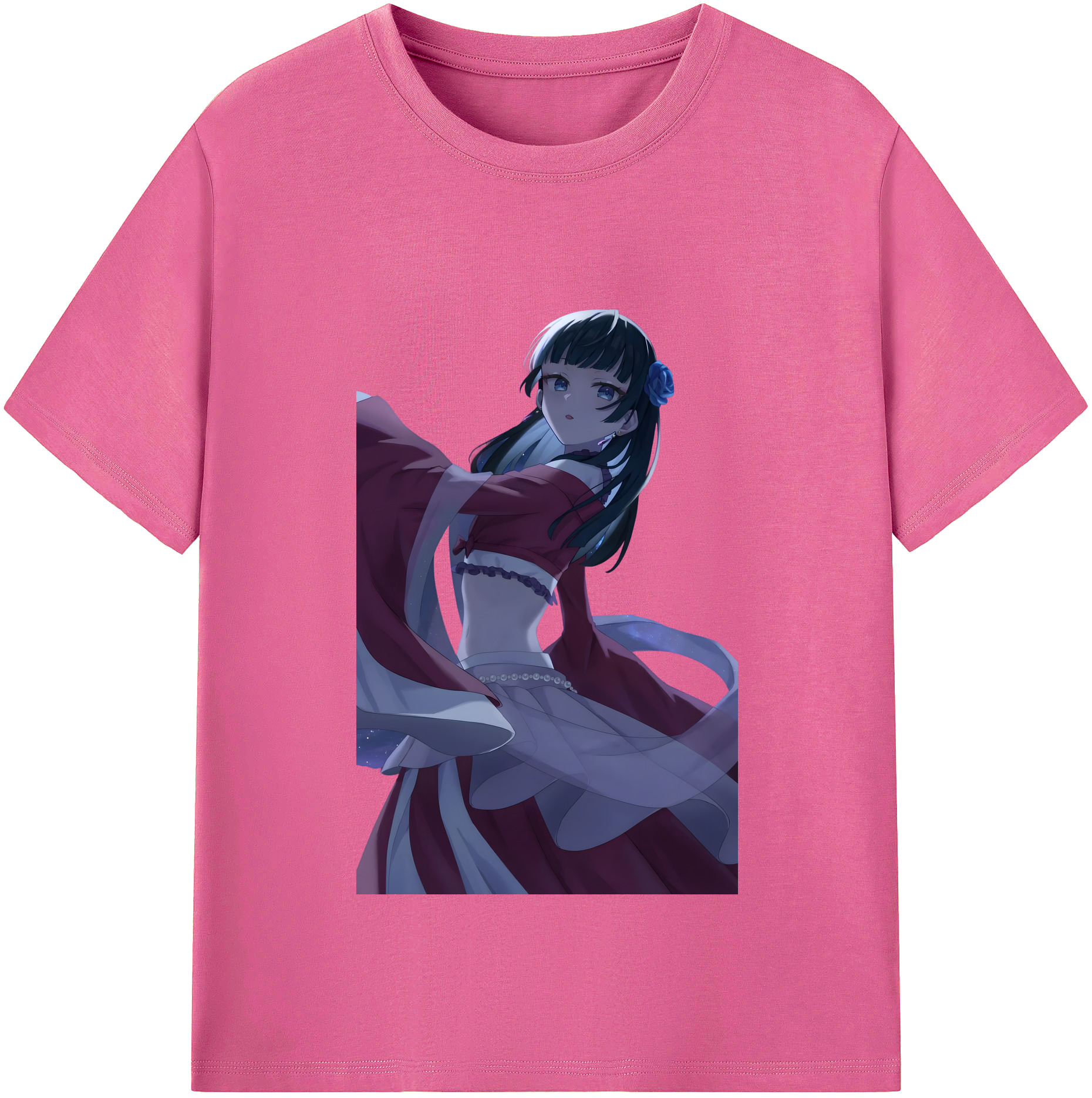 （画像用） 薬屋のひとりごと The Apothecary Diaries レディースカジュアルプリントTシャツ（綿100％）