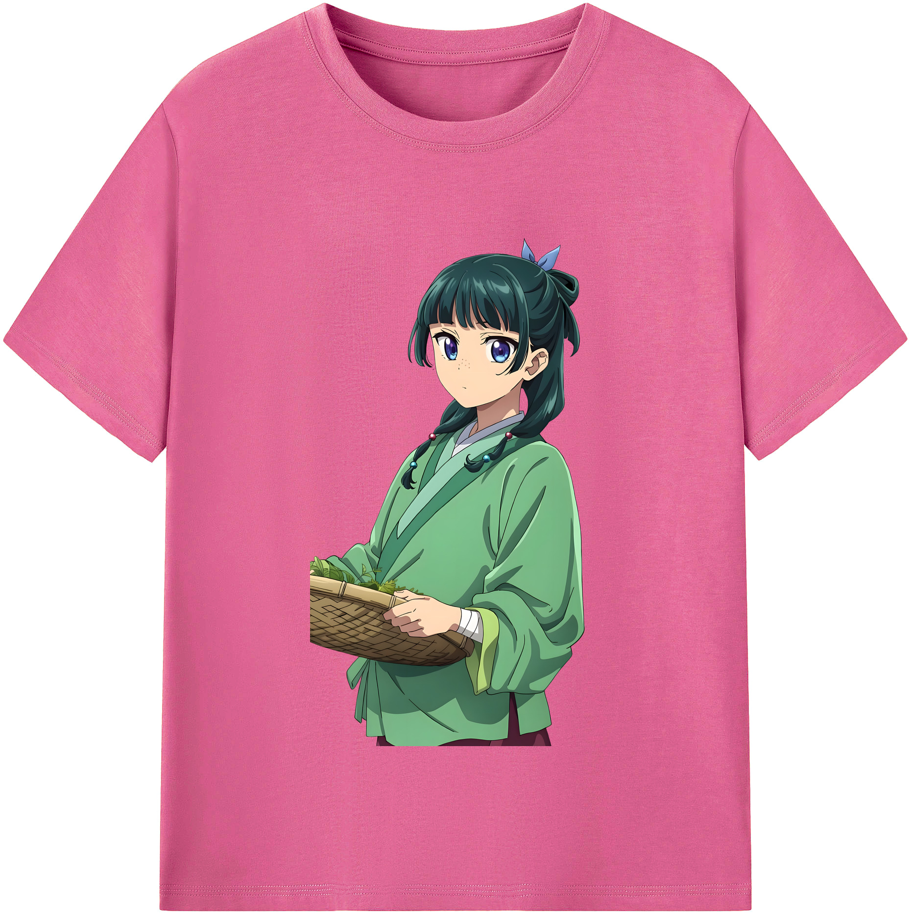 （画像用） 薬屋のひとりごと The Apothecary Diaries レディースカジュアルプリントTシャツ（綿100％）