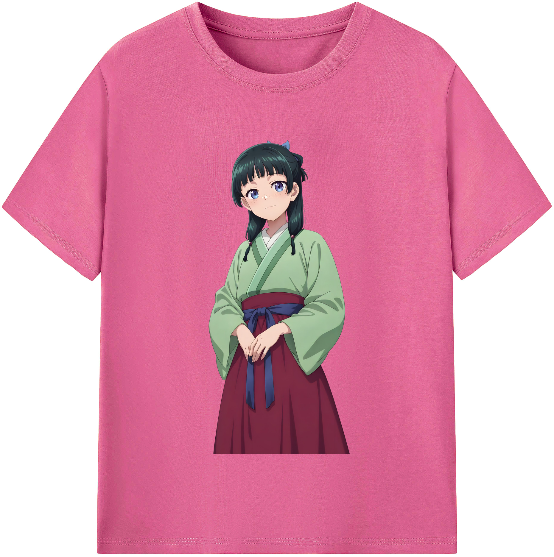 （画像用） 薬屋のひとりごと The Apothecary Diaries レディースカジュアルプリントTシャツ（綿100％）