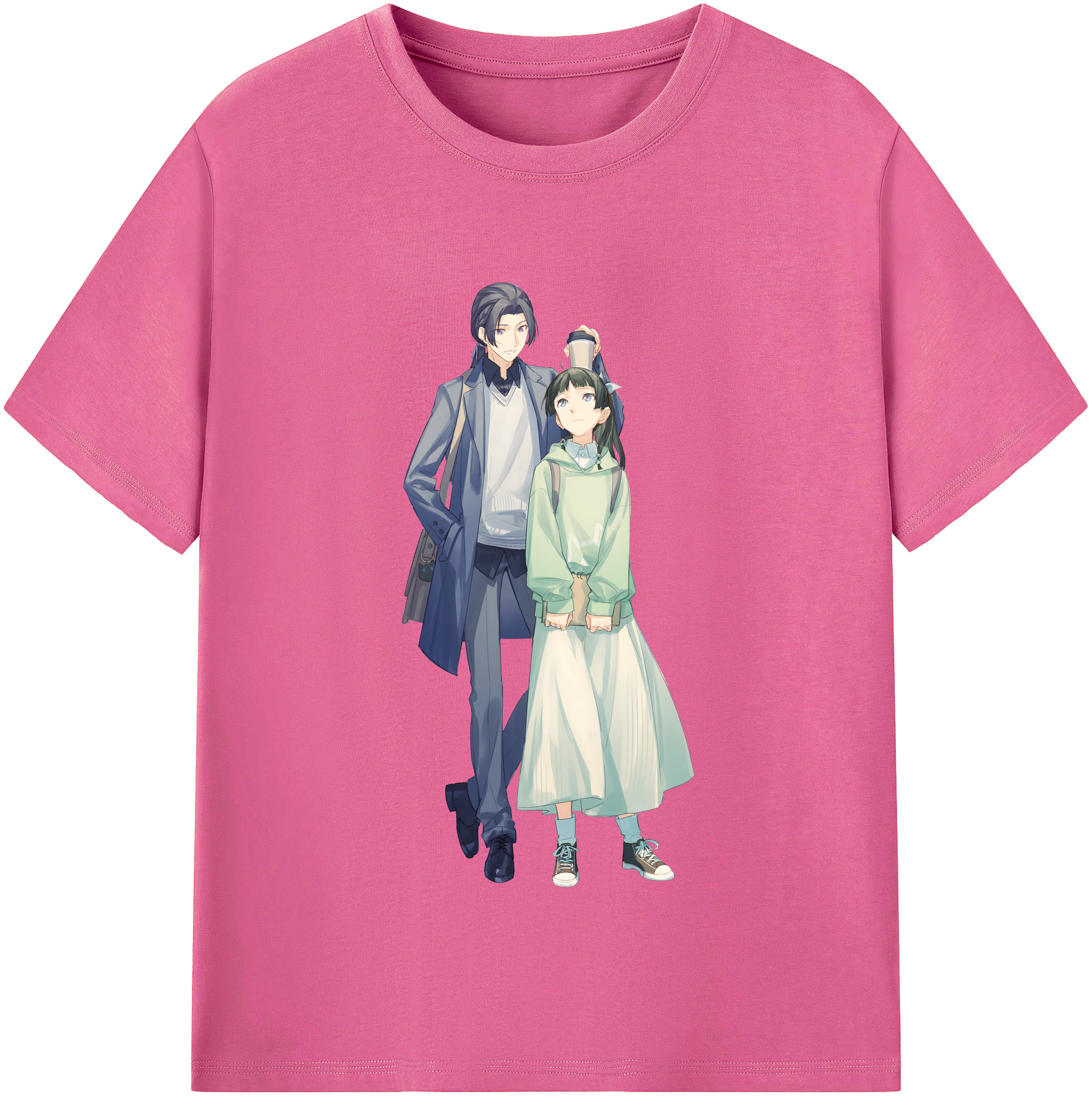 （画像用） 薬屋のひとりごと The Apothecary Diaries レディースカジュアルプリントTシャツ（綿100％）