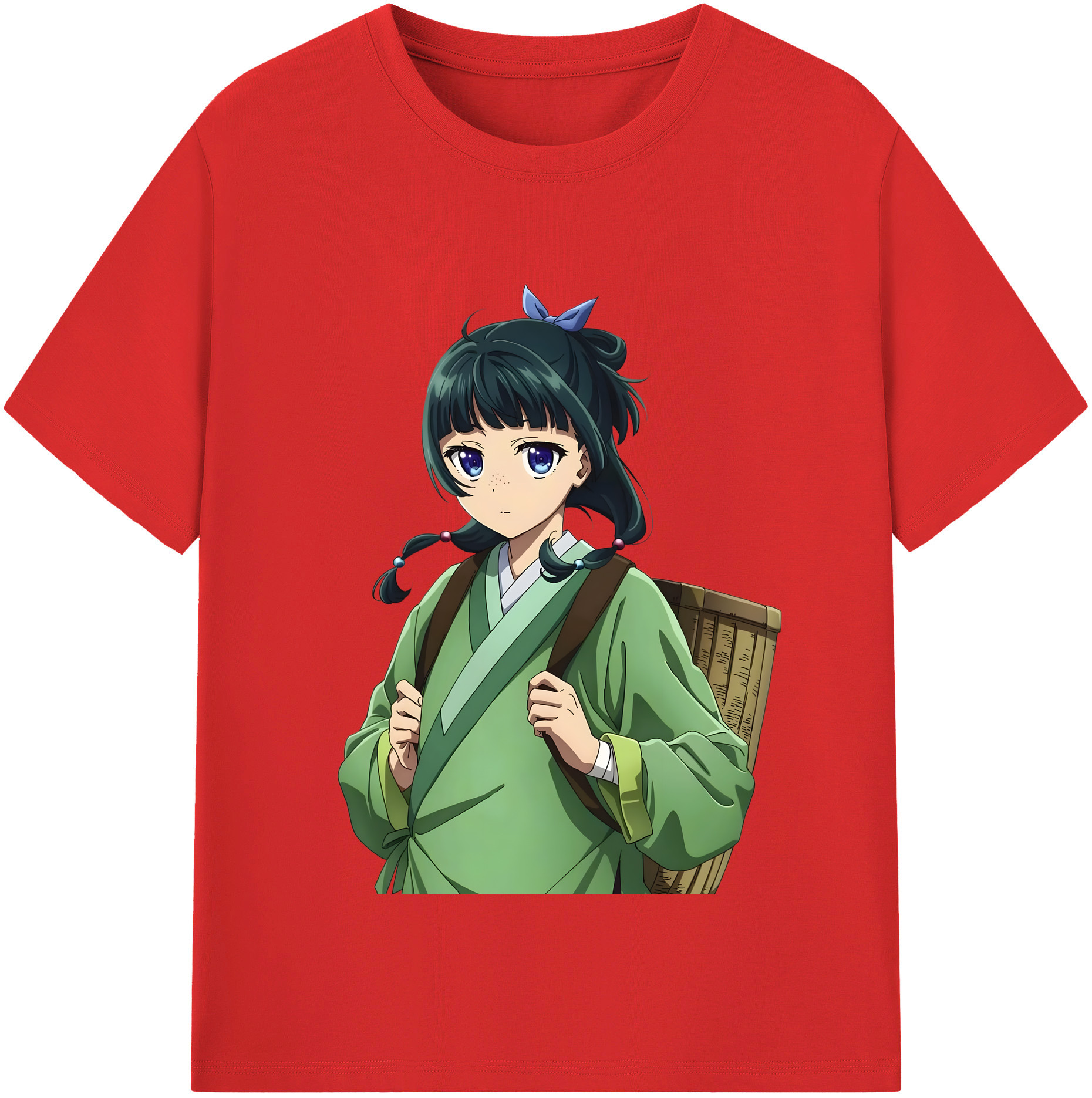 （画像用） 薬屋のひとりごと The Apothecary Diaries レディースカジュアルプリントTシャツ（綿100％）