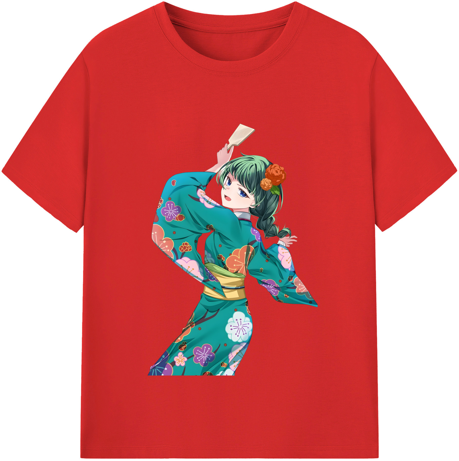 （画像用） 薬屋のひとりごと The Apothecary Diaries レディースカジュアルプリントTシャツ（綿100％）