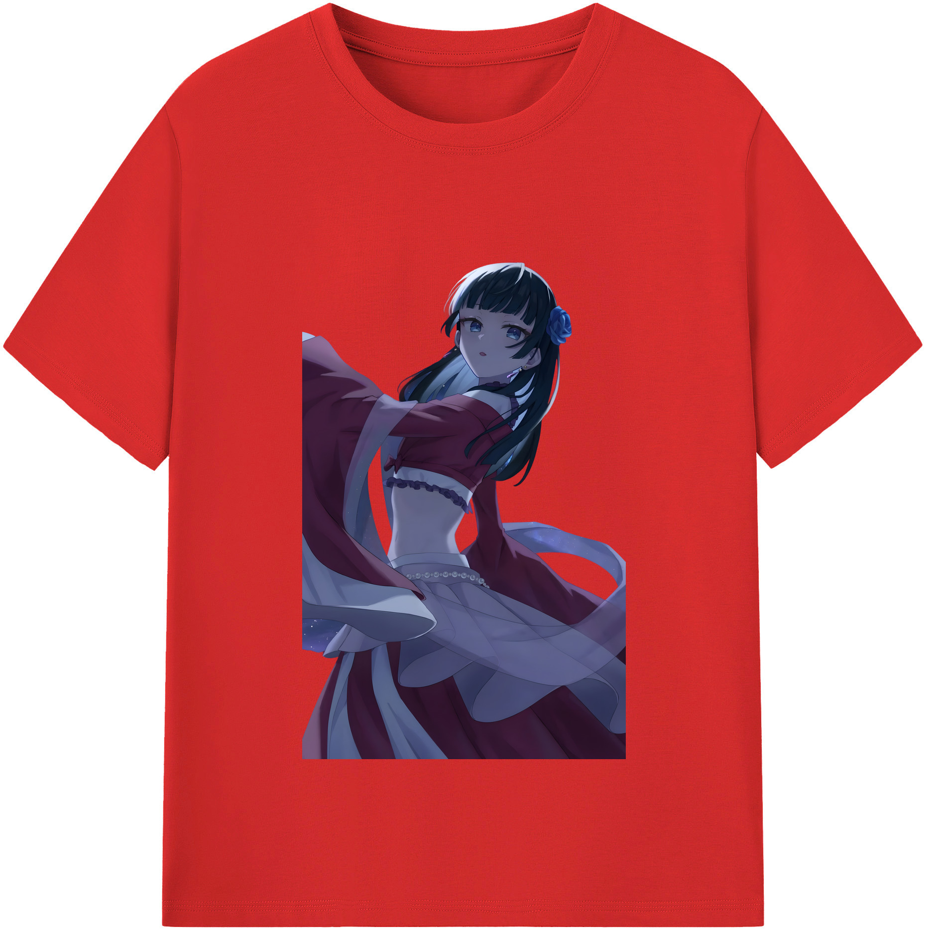 （画像用） 薬屋のひとりごと The Apothecary Diaries レディースカジュアルプリントTシャツ（綿100％）