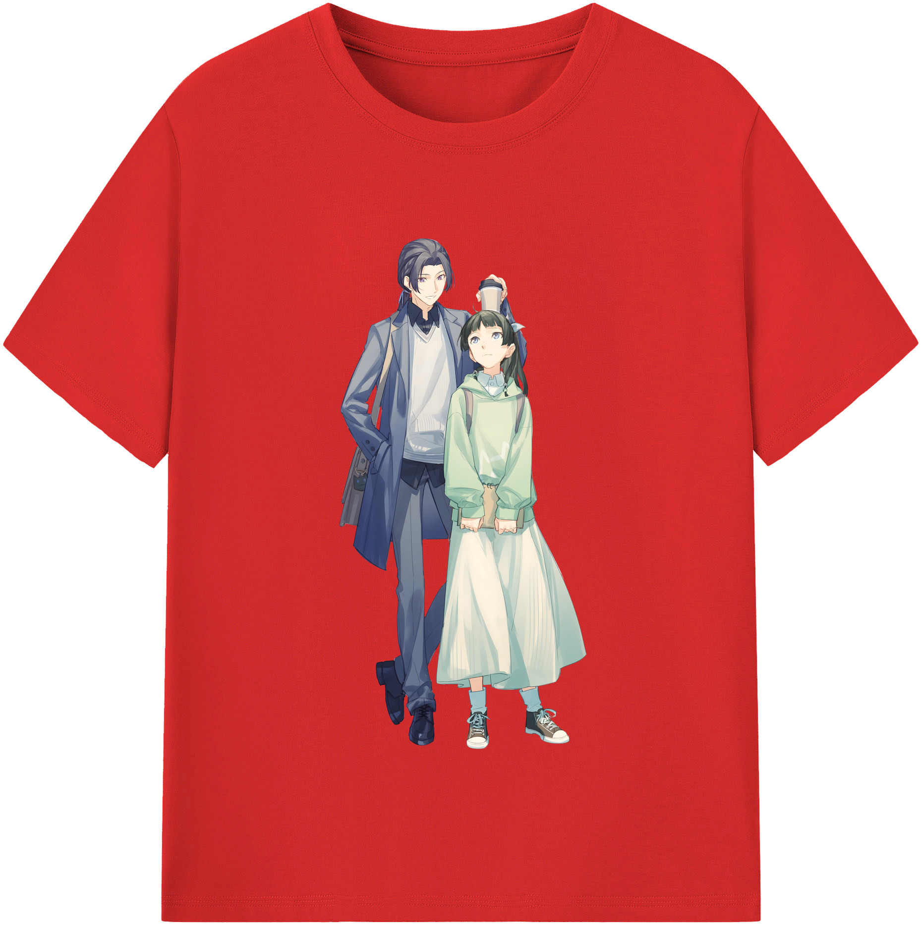 （画像用） 薬屋のひとりごと The Apothecary Diaries レディースカジュアルプリントTシャツ（綿100％）