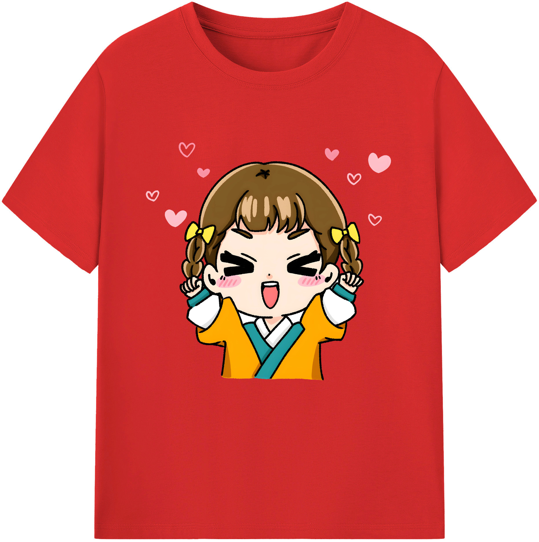 （画像用） 薬屋のひとりごと The Apothecary Diaries レディースカジュアルプリントTシャツ（綿100％）