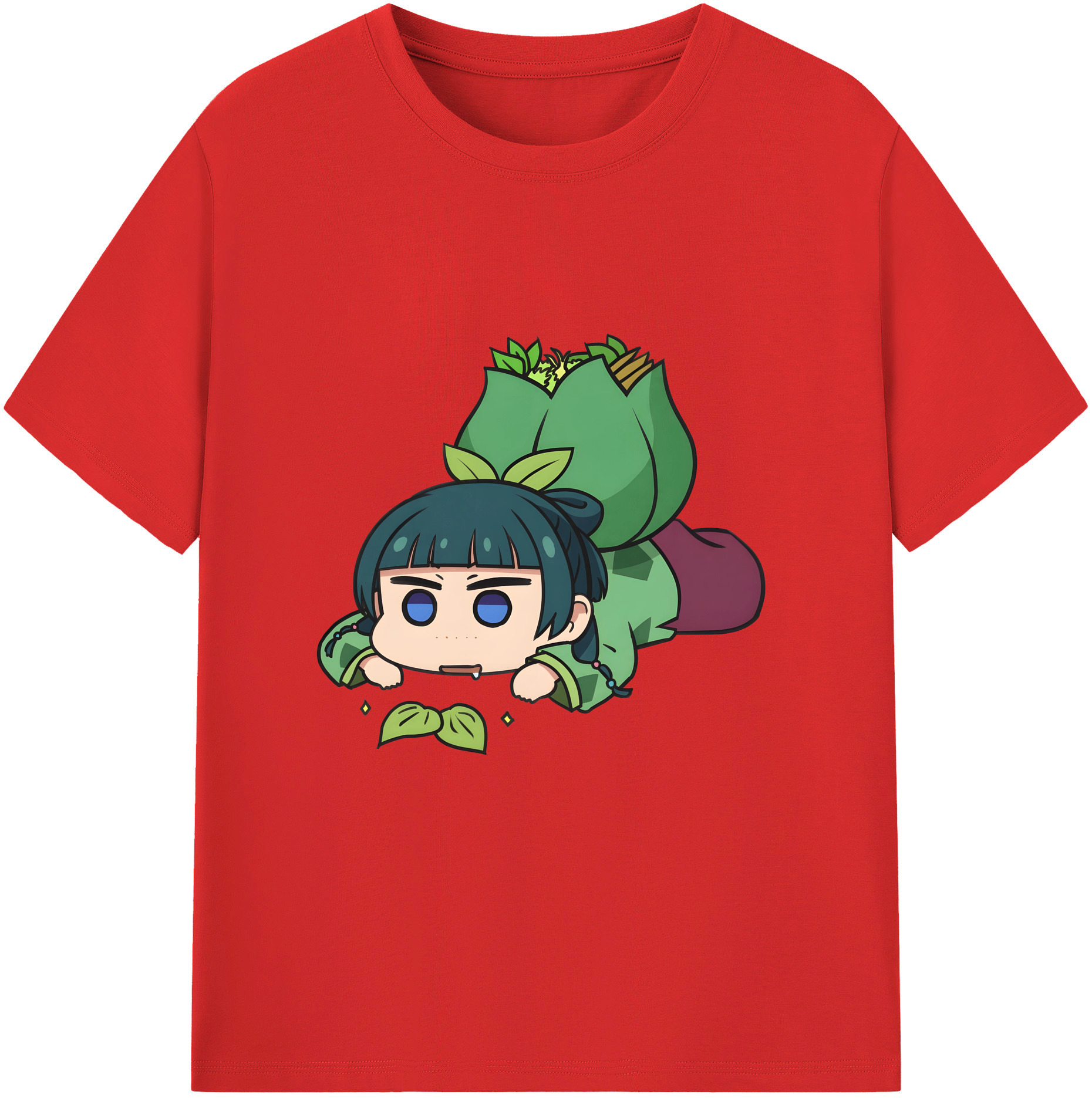 （画像用） 薬屋のひとりごと The Apothecary Diaries レディースカジュアルプリントTシャツ（綿100％）