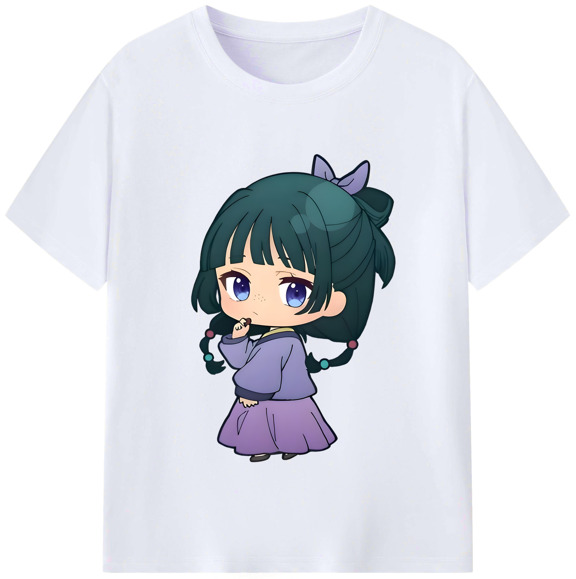 （画像用） 薬屋のひとりごと The Apothecary Diaries レディースカジュアルプリントTシャツ（綿100％）