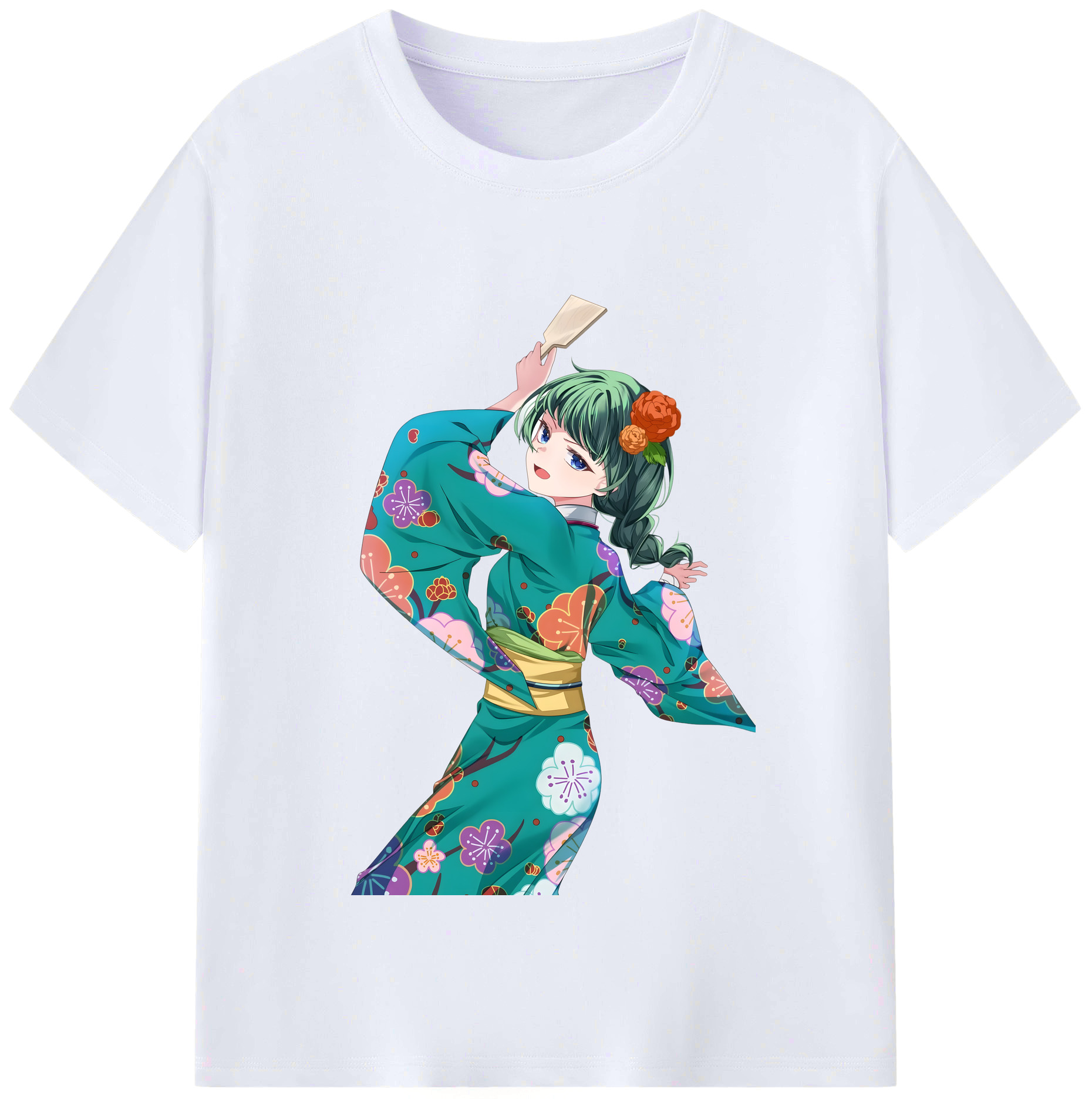 （画像用） 薬屋のひとりごと The Apothecary Diaries レディースカジュアルプリントTシャツ（綿100％）