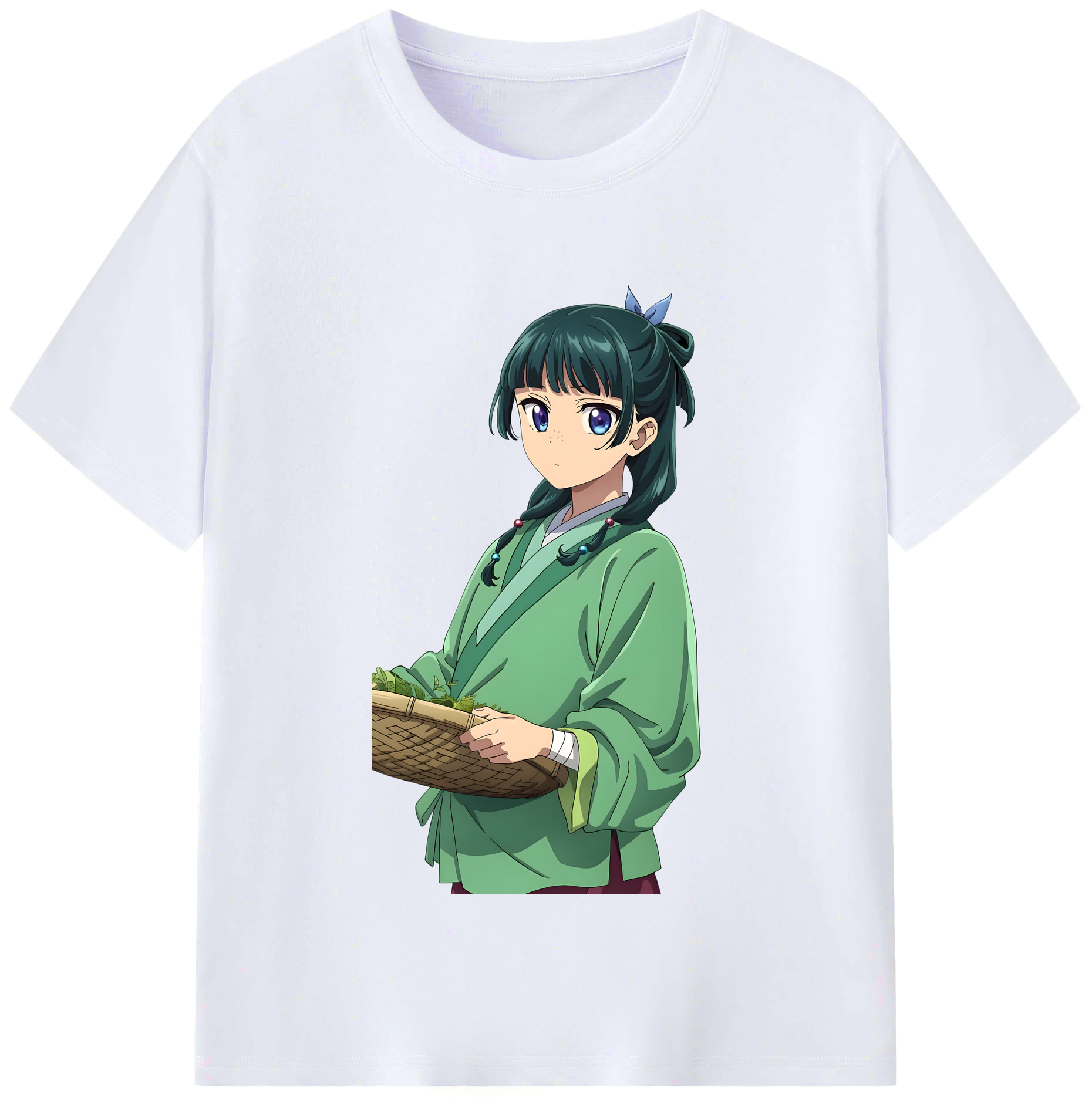 （画像用） 薬屋のひとりごと The Apothecary Diaries レディースカジュアルプリントTシャツ（綿100％）