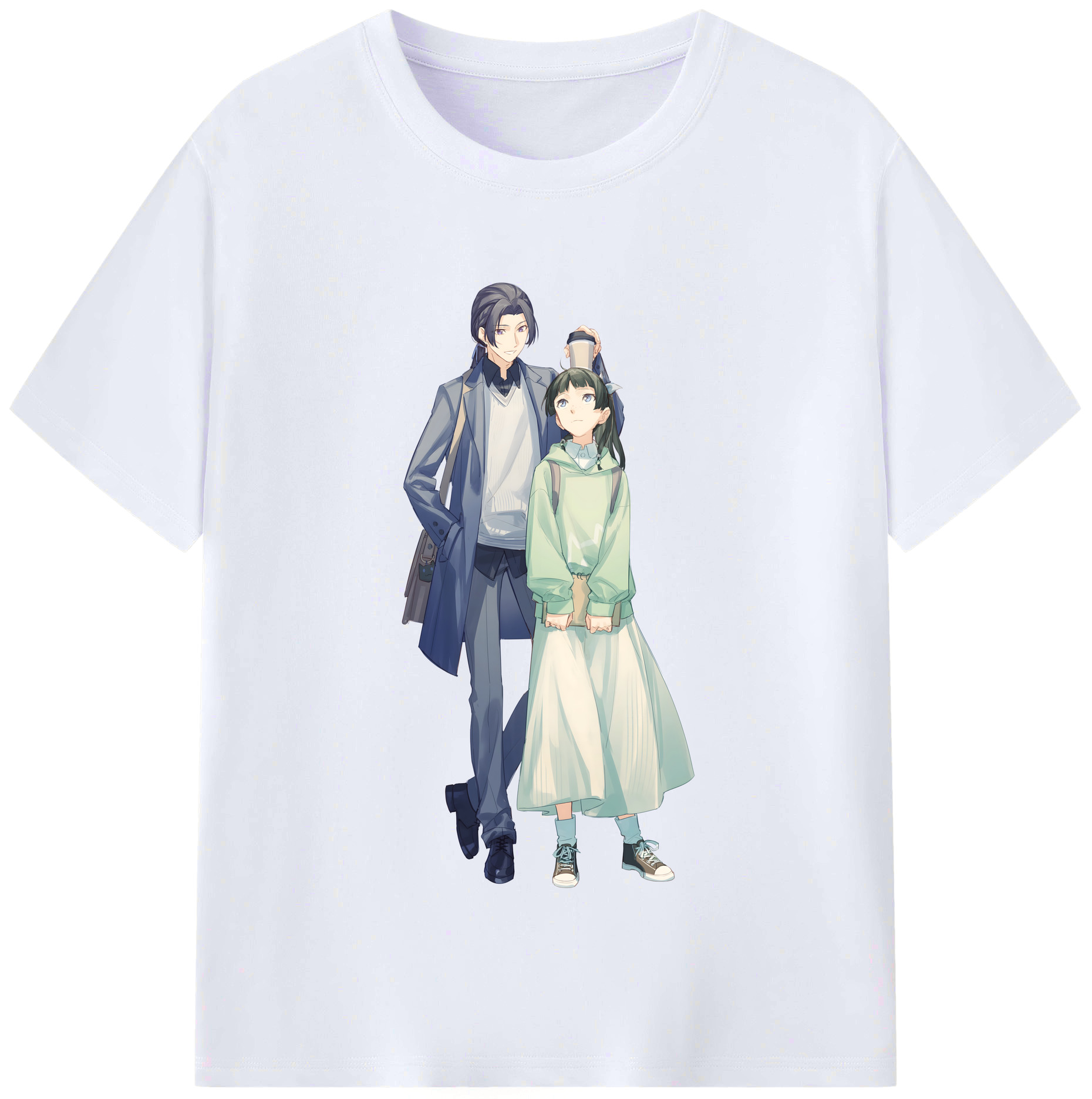 （画像用） 薬屋のひとりごと The Apothecary Diaries レディースカジュアルプリントTシャツ（綿100％）