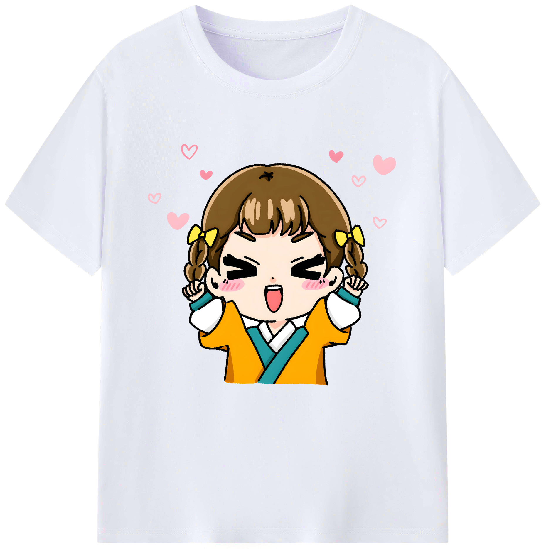 （画像用） 薬屋のひとりごと The Apothecary Diaries レディースカジュアルプリントTシャツ（綿100％）