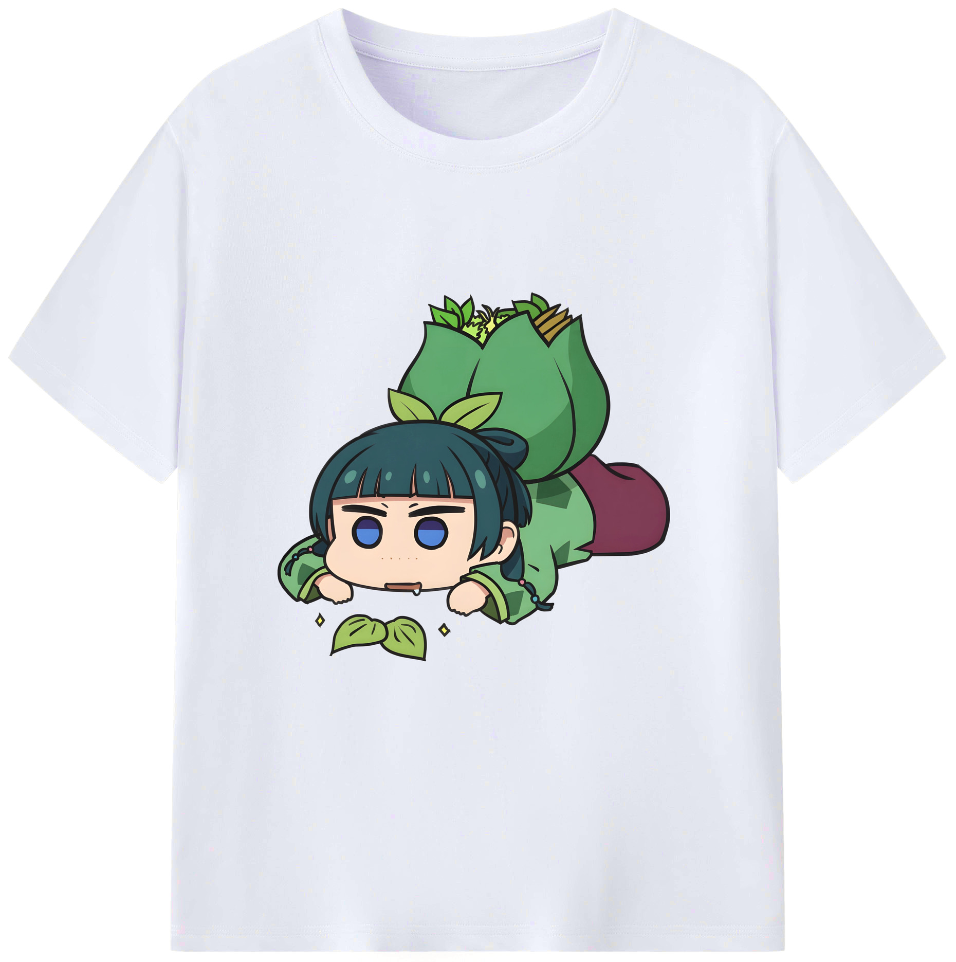 （画像用） 薬屋のひとりごと The Apothecary Diaries レディースカジュアルプリントTシャツ（綿100％）