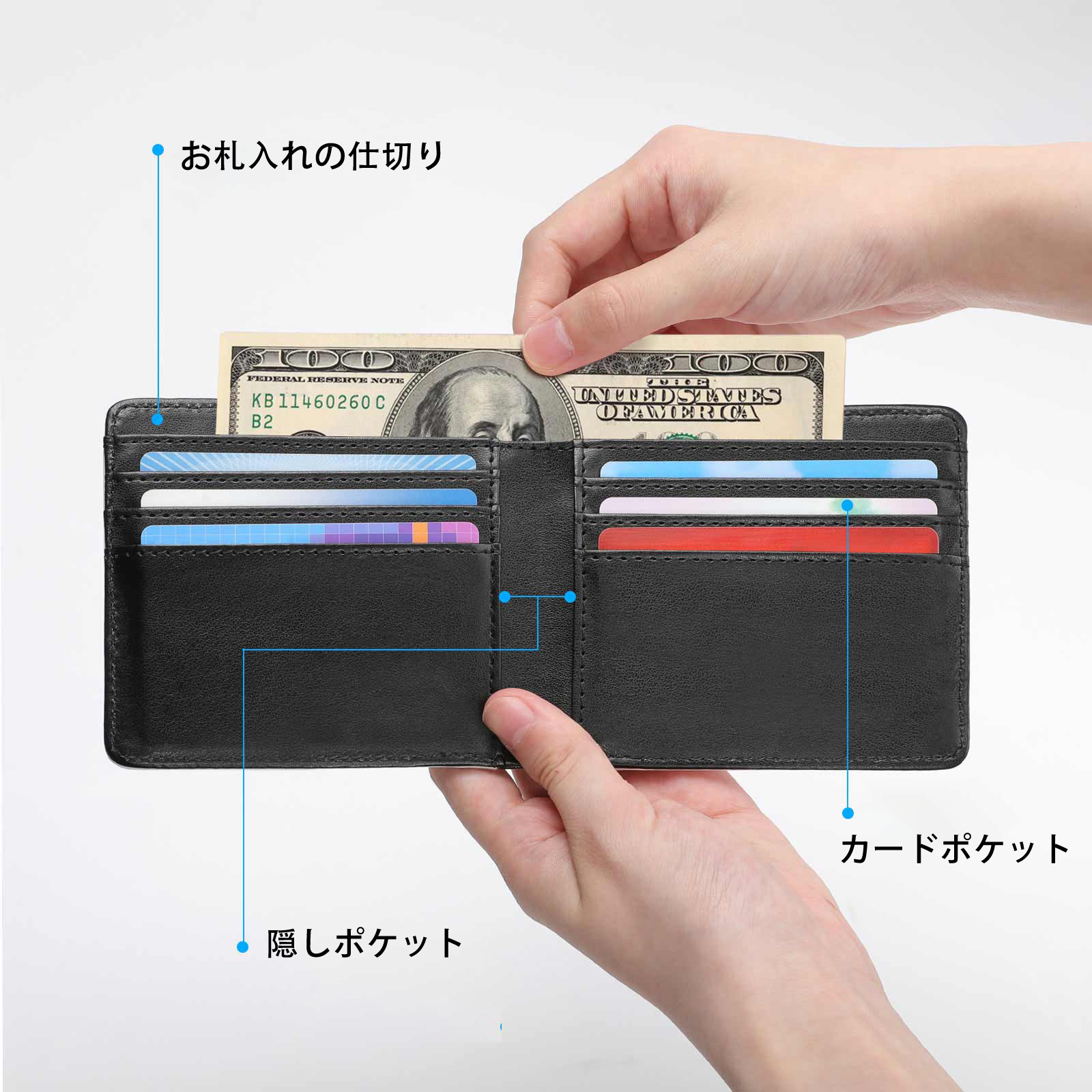 薬屋のひとりごと The Apothecary Diaries 二つ折り革財布