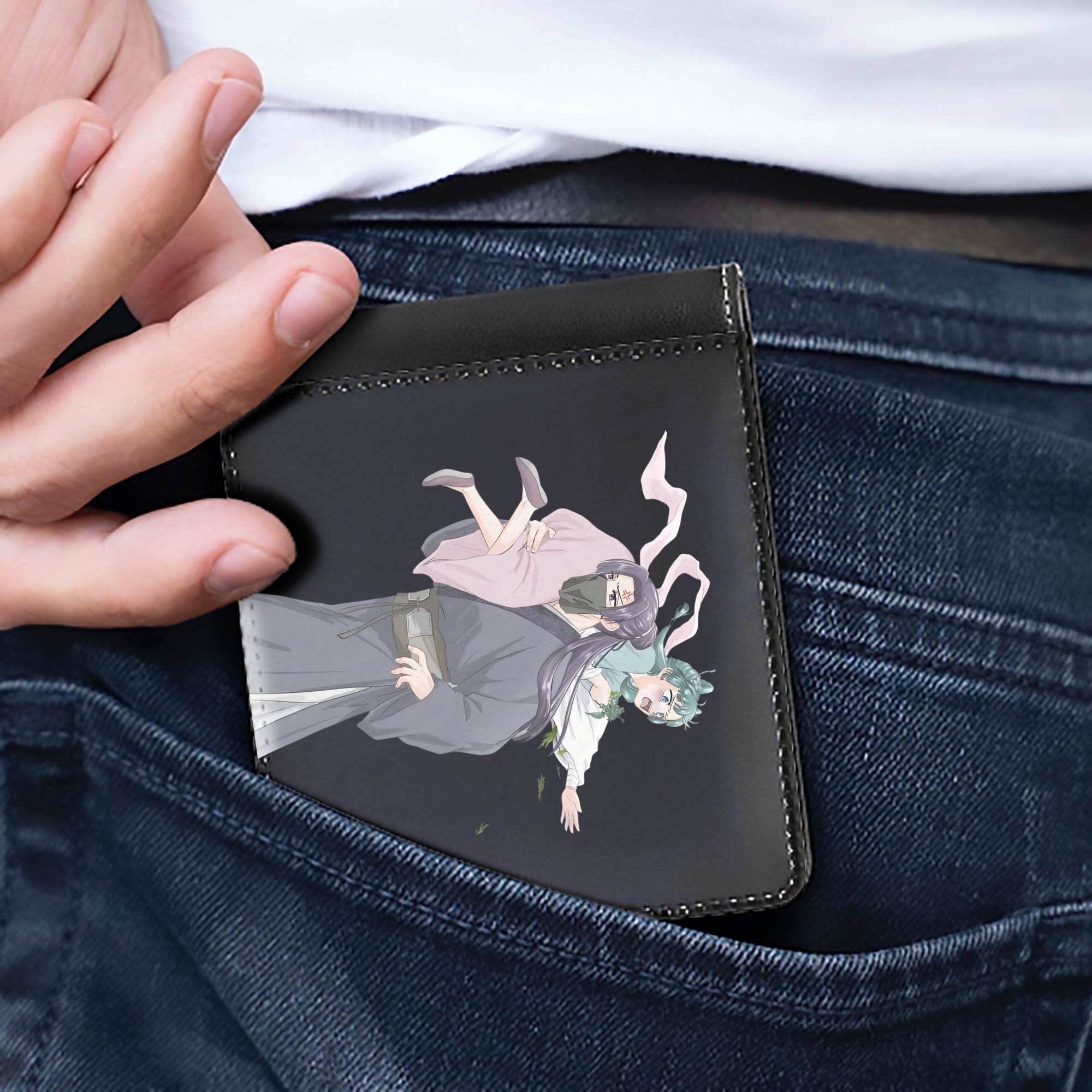 （画像用） 薬屋のひとりごと The Apothecary Diaries 二つ折り革財布
