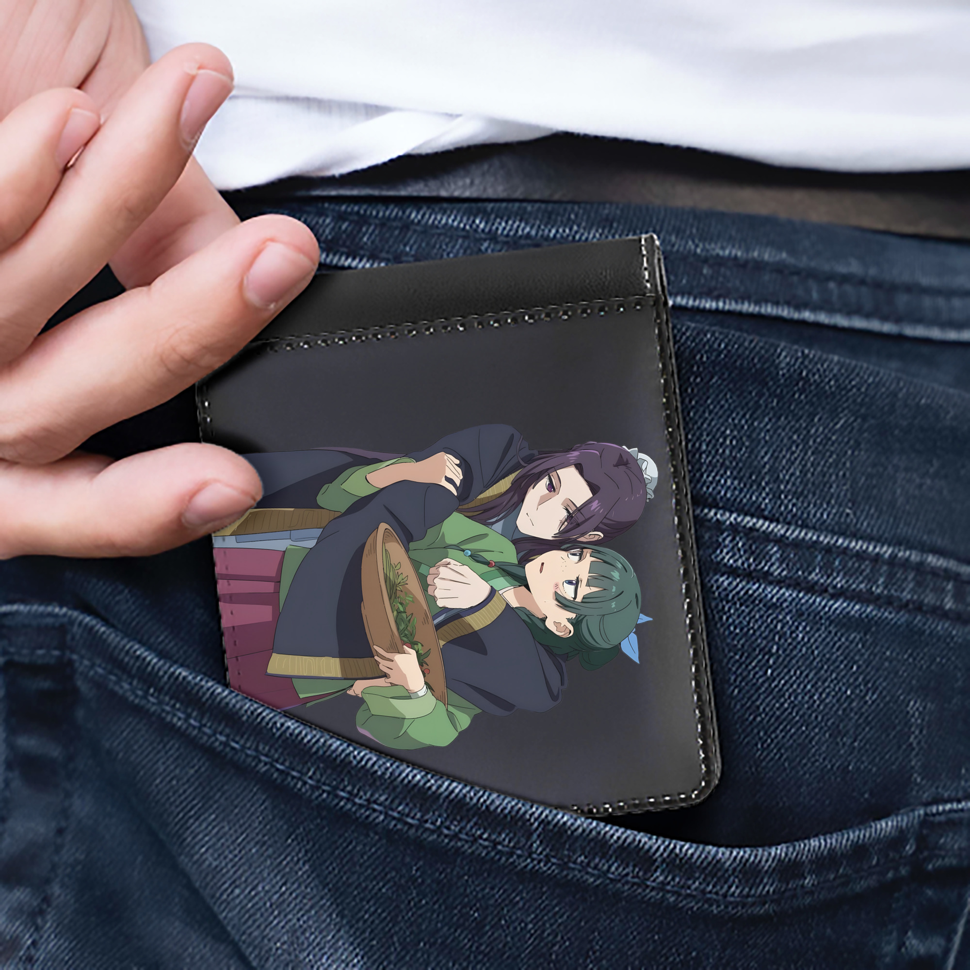 （画像用） 薬屋のひとりごと The Apothecary Diaries 二つ折り革財布