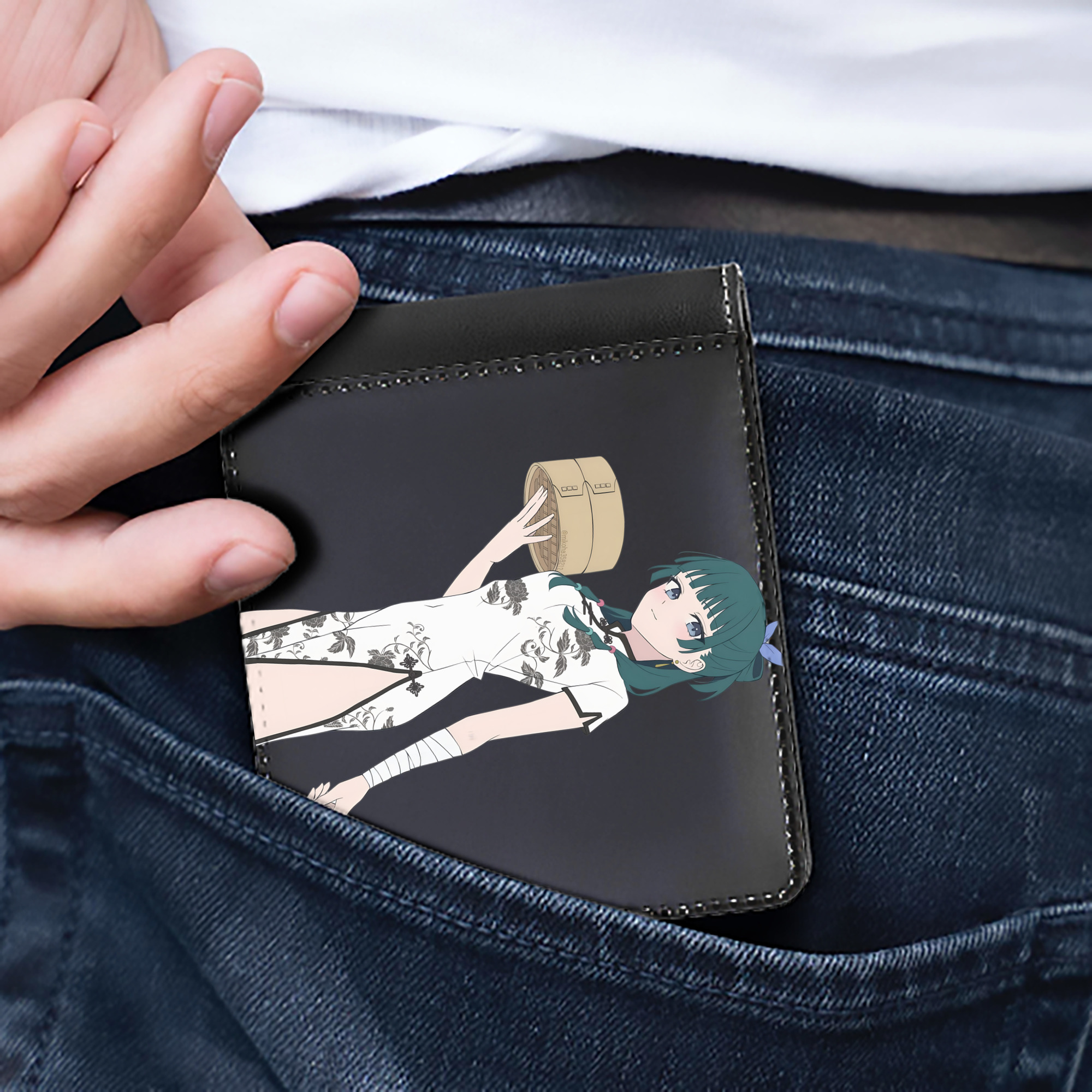 （画像用） 薬屋のひとりごと The Apothecary Diaries 二つ折り革財布