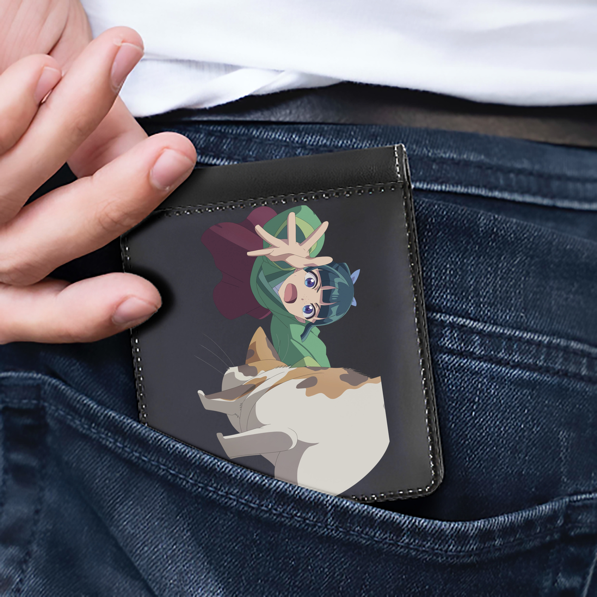 （画像用） 薬屋のひとりごと The Apothecary Diaries 二つ折り革財布