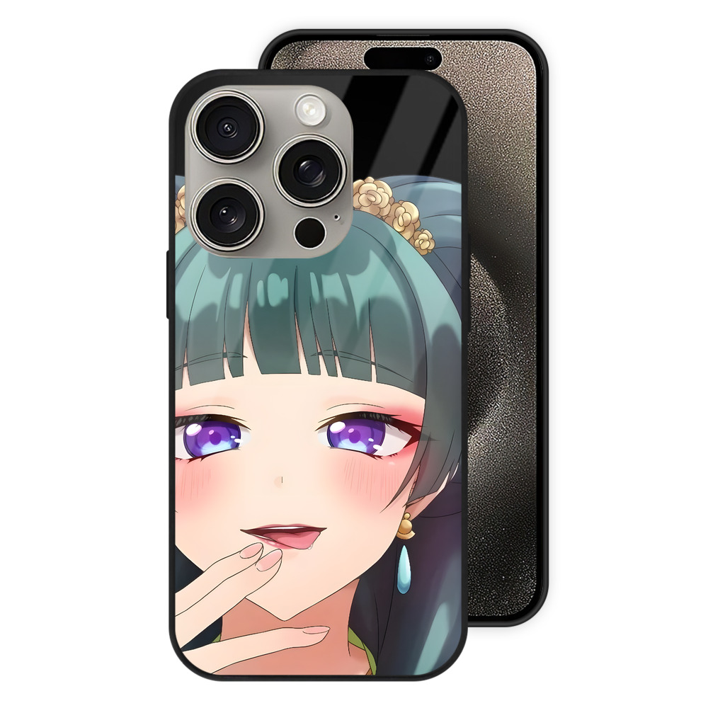 （画像用） 薬屋のひとりごと The Apothecary Diaries 【iPhone15Pro対応】スマホケース 耐衝撃＆黄変防止 背面ガラス
