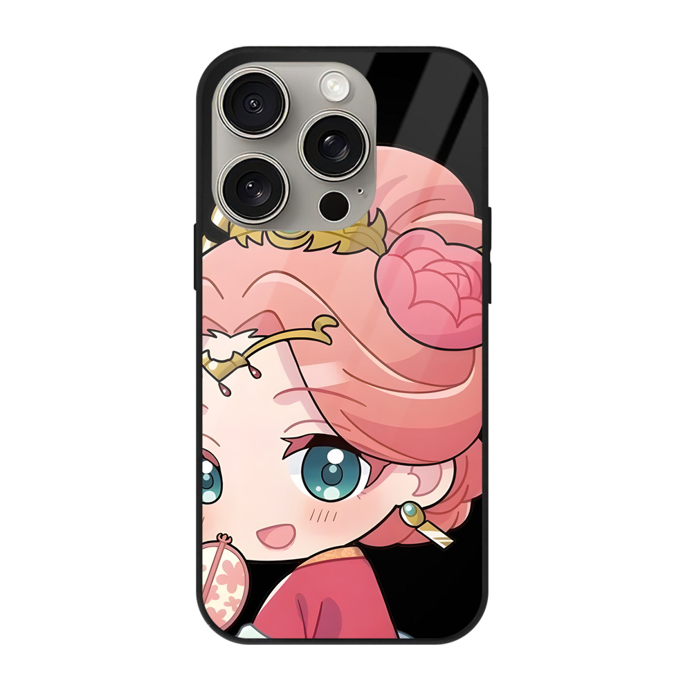 薬屋のひとりごと The Apothecary Diaries 【iPhone15Pro対応】スマホケース 耐衝撃＆黄変防止 背面ガラス