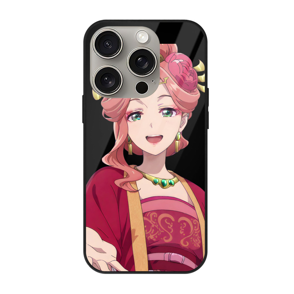 薬屋のひとりごと The Apothecary Diaries 【iPhone15Pro対応】スマホケース 耐衝撃＆黄変防止 背面ガラス