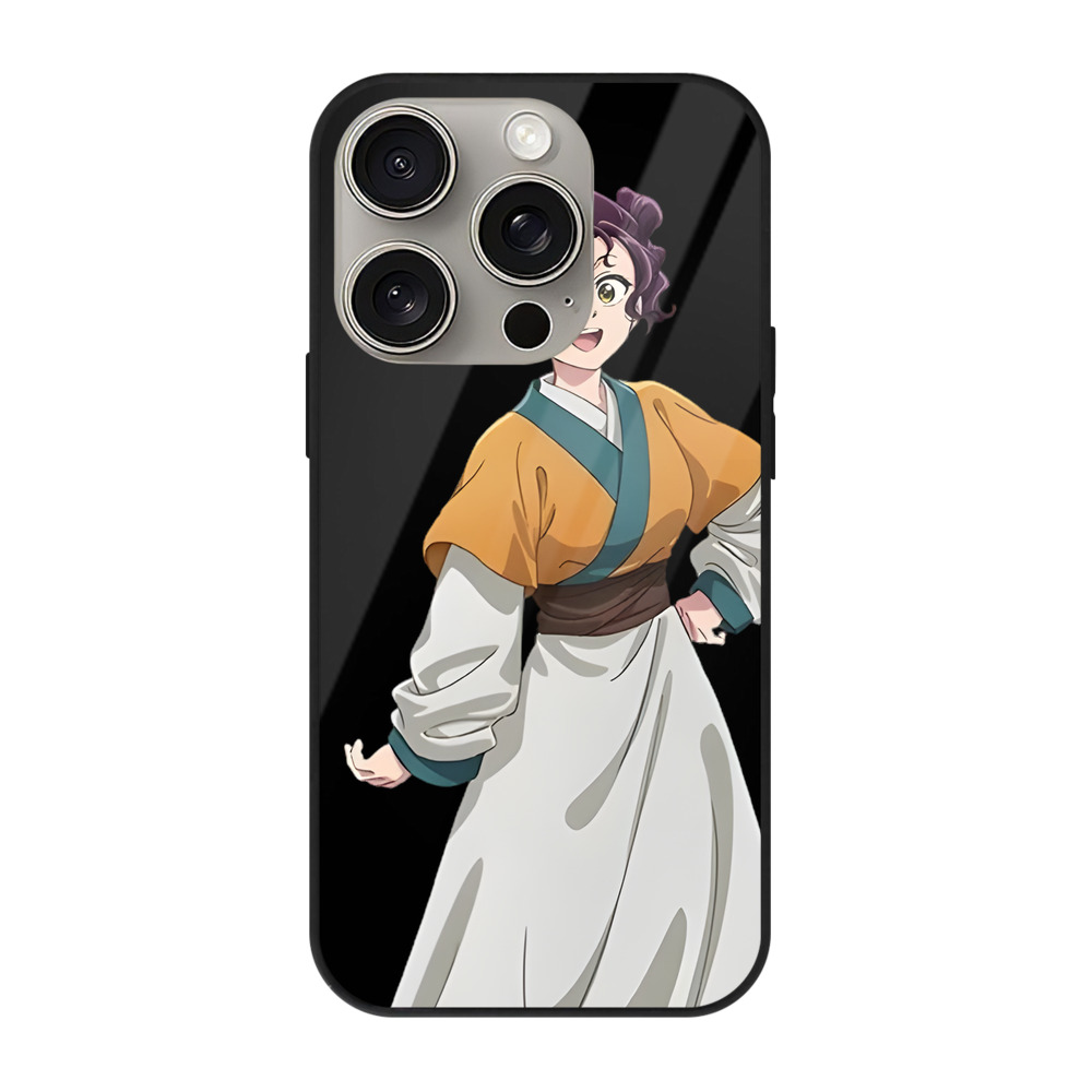 薬屋のひとりごと The Apothecary Diaries 【iPhone15Pro対応】スマホケース 耐衝撃＆黄変防止 背面ガラス