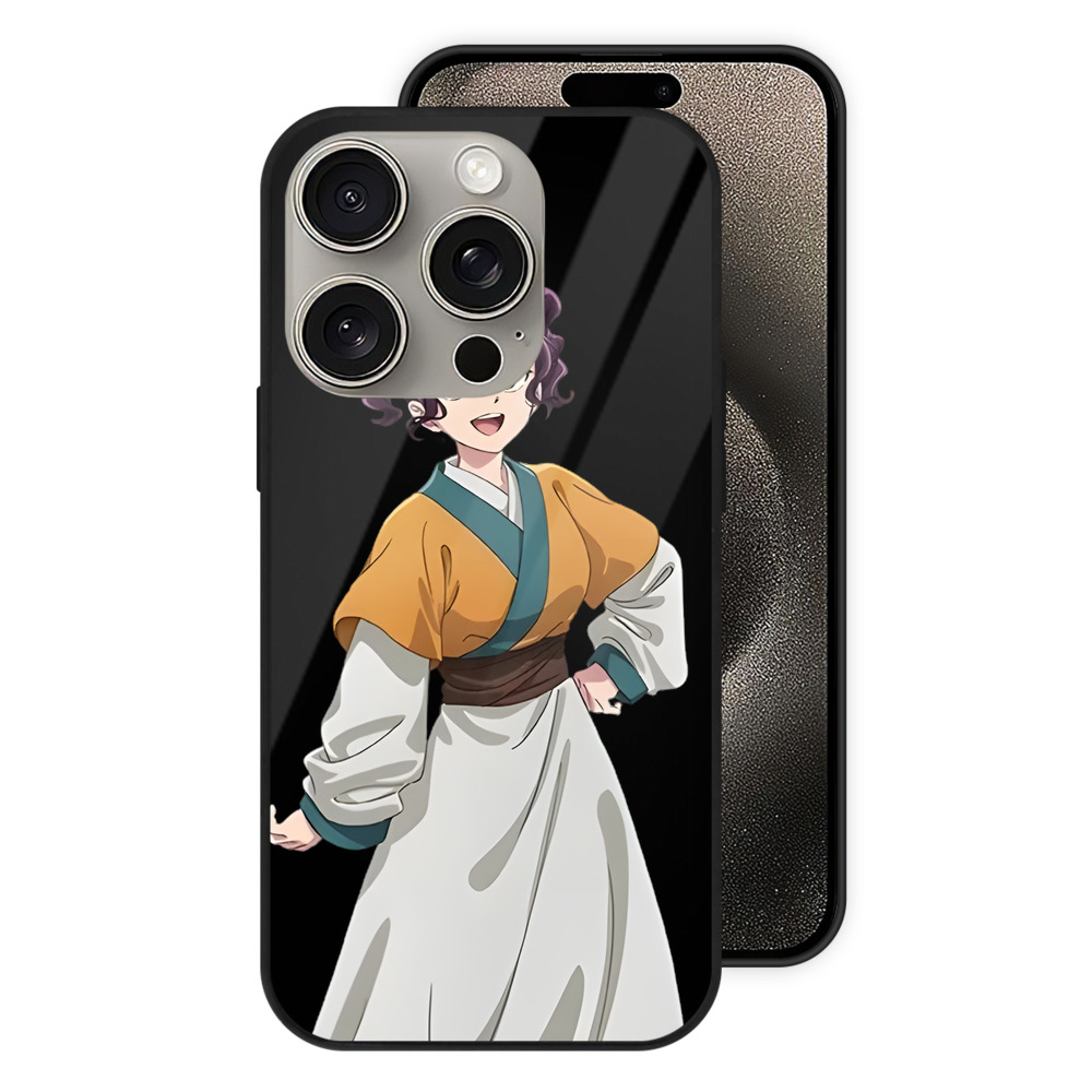 薬屋のひとりごと The Apothecary Diaries 【iPhone15Pro対応】スマホケース 耐衝撃＆黄変防止 背面ガラス