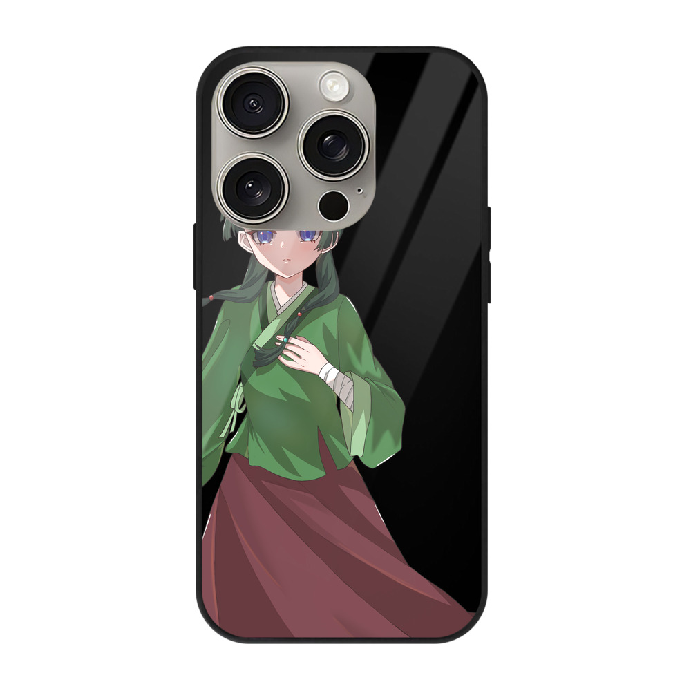 （画像用） 薬屋のひとりごと The Apothecary Diaries 【iPhone15Pro対応】スマホケース 耐衝撃＆黄変防止 背面ガラス