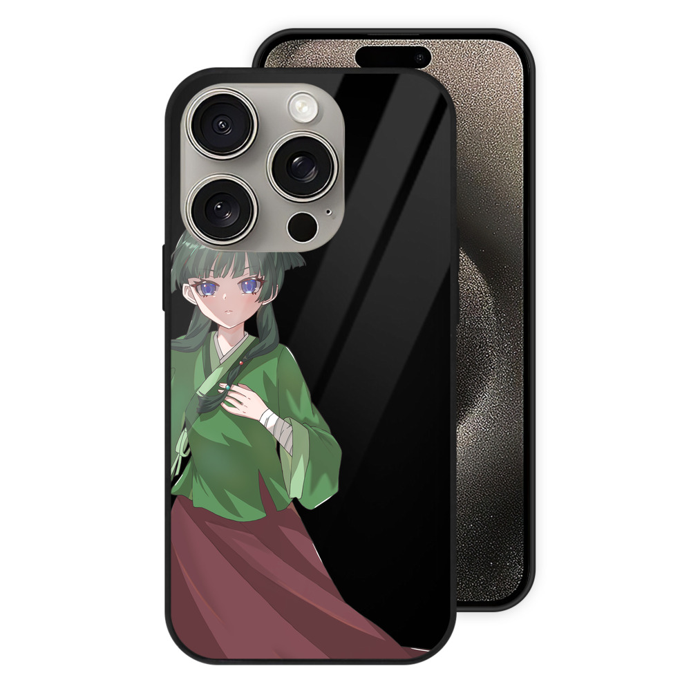 （画像用） 薬屋のひとりごと The Apothecary Diaries 【iPhone15Pro対応】スマホケース 耐衝撃＆黄変防止 背面ガラス