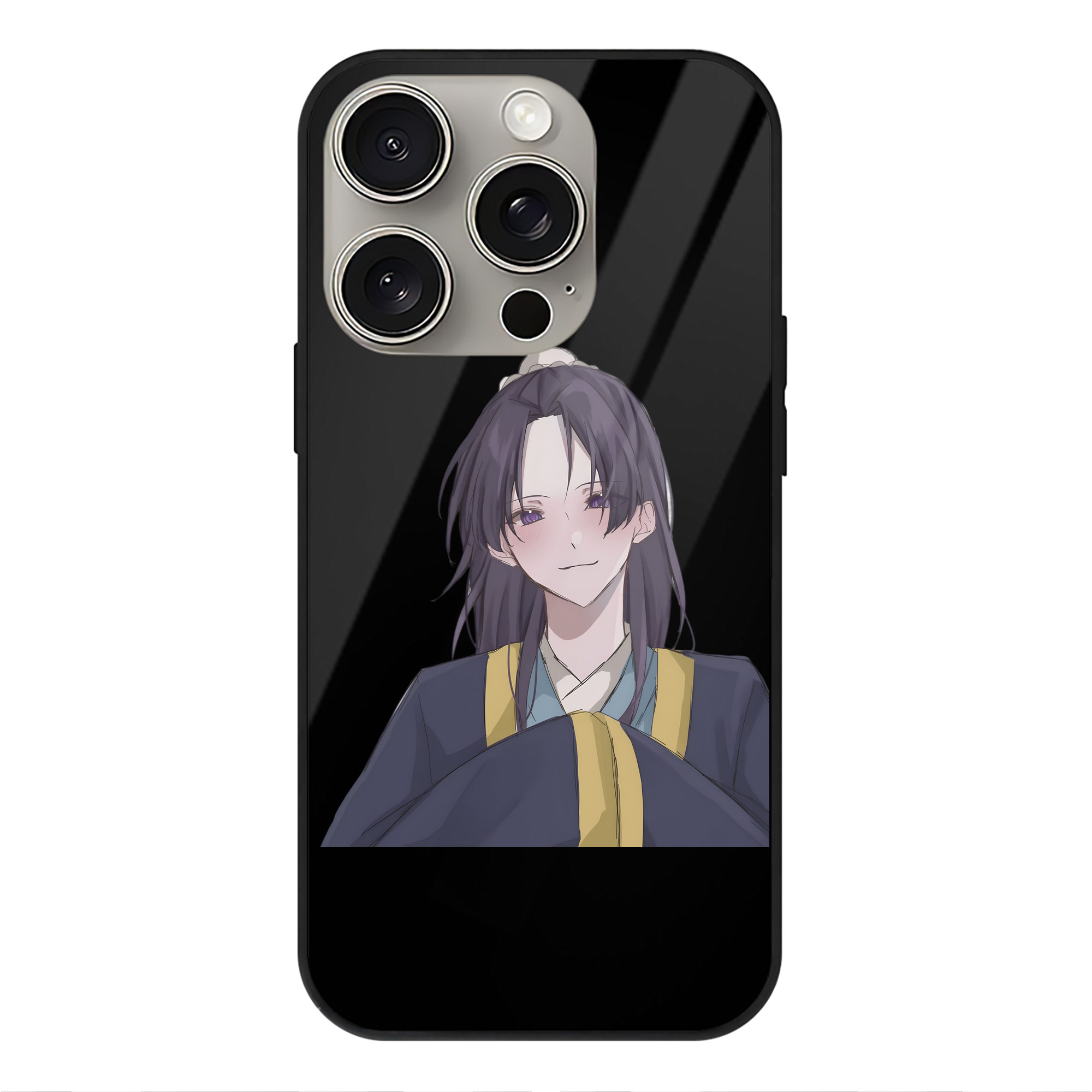 薬屋のひとりごと The Apothecary Diaries 【iPhone15Pro対応】スマホケース 耐衝撃＆黄変防止 背面ガラス