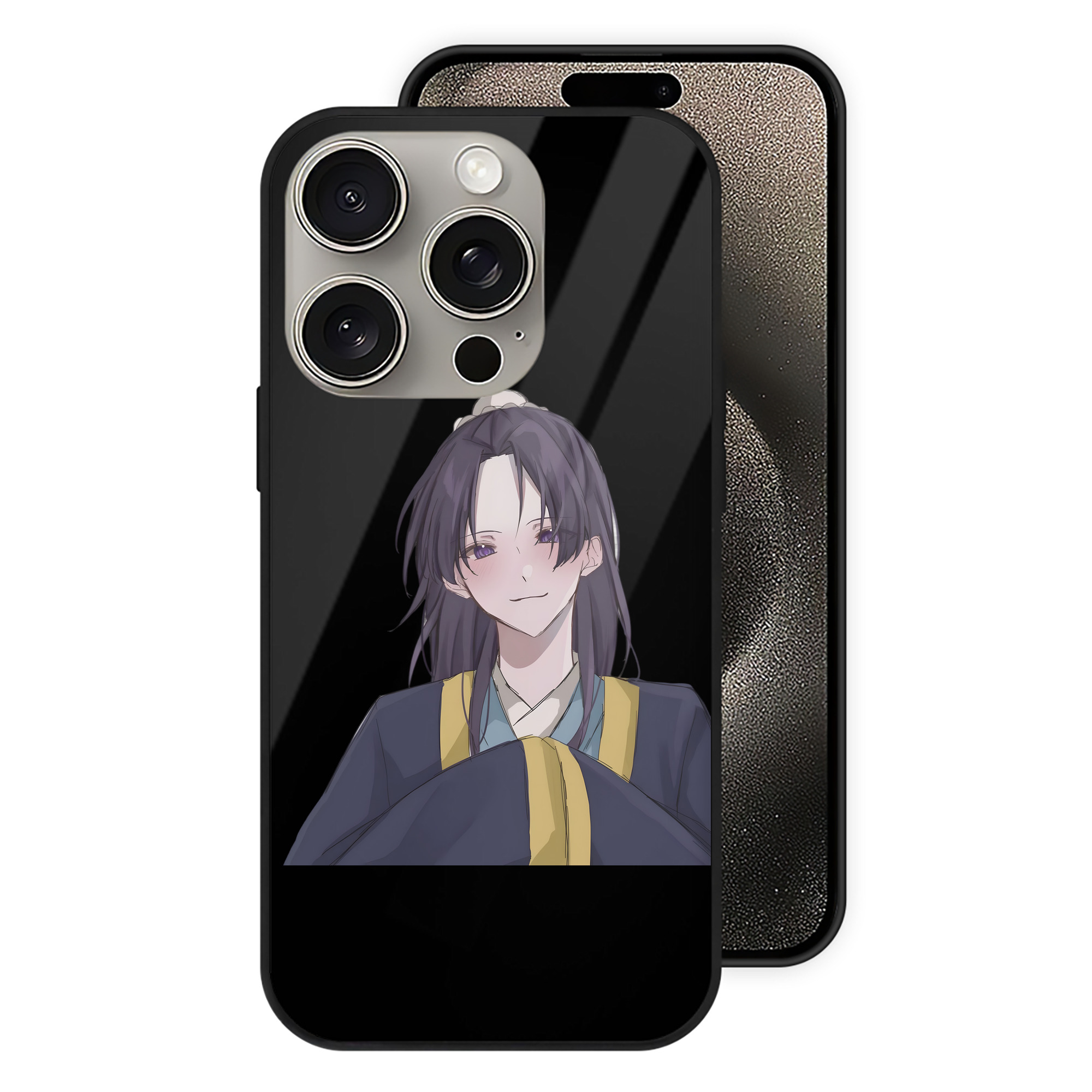 薬屋のひとりごと The Apothecary Diaries 【iPhone15Pro対応】スマホケース 耐衝撃＆黄変防止 背面ガラス