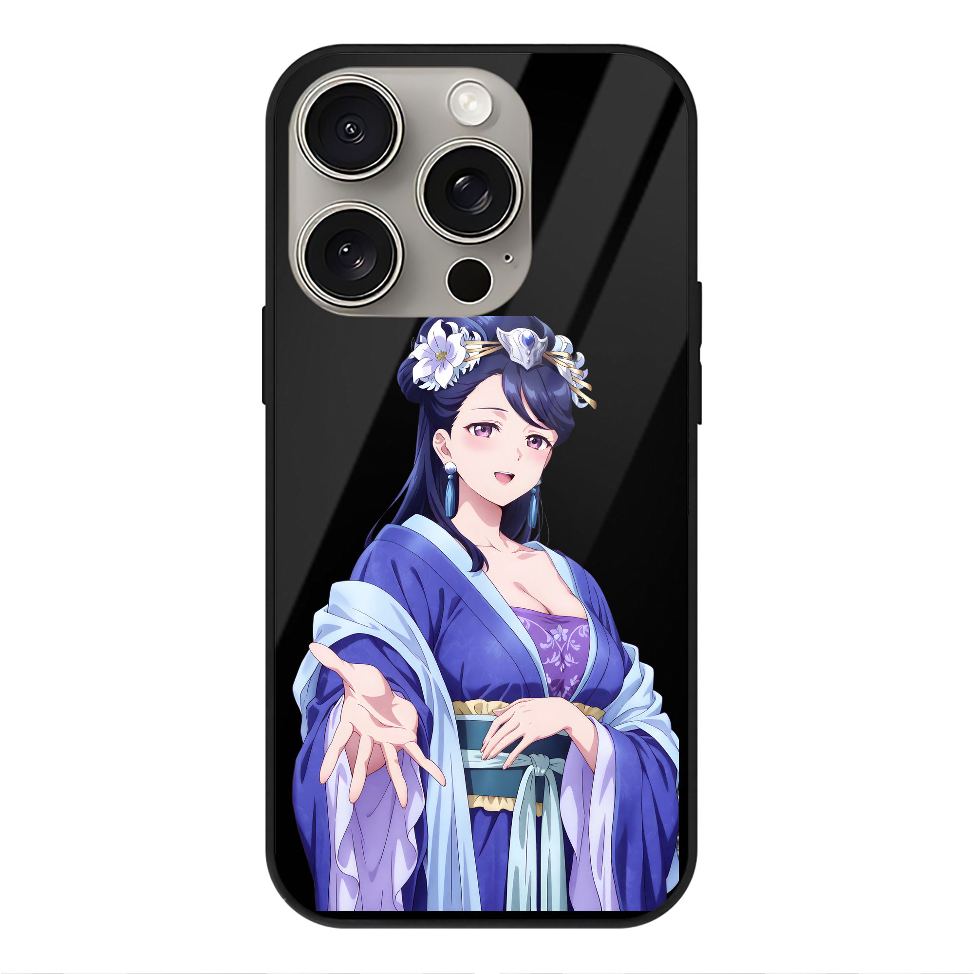 薬屋のひとりごと The Apothecary Diaries 【iPhone15Pro対応】スマホケース 耐衝撃＆黄変防止 背面ガラス