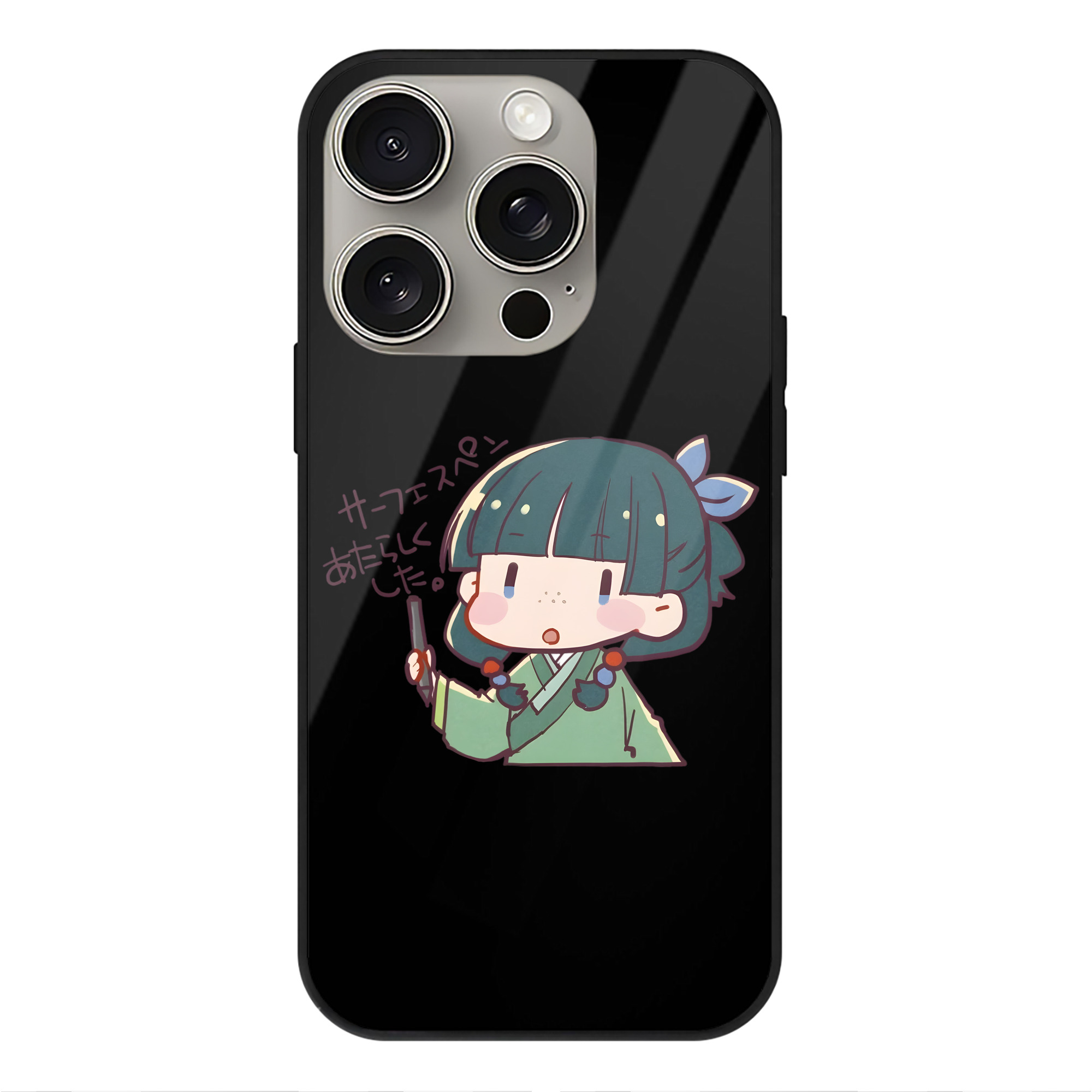 （画像用） 薬屋のひとりごと The Apothecary Diaries 【iPhone15Pro対応】スマホケース 耐衝撃＆黄変防止 背面ガラス