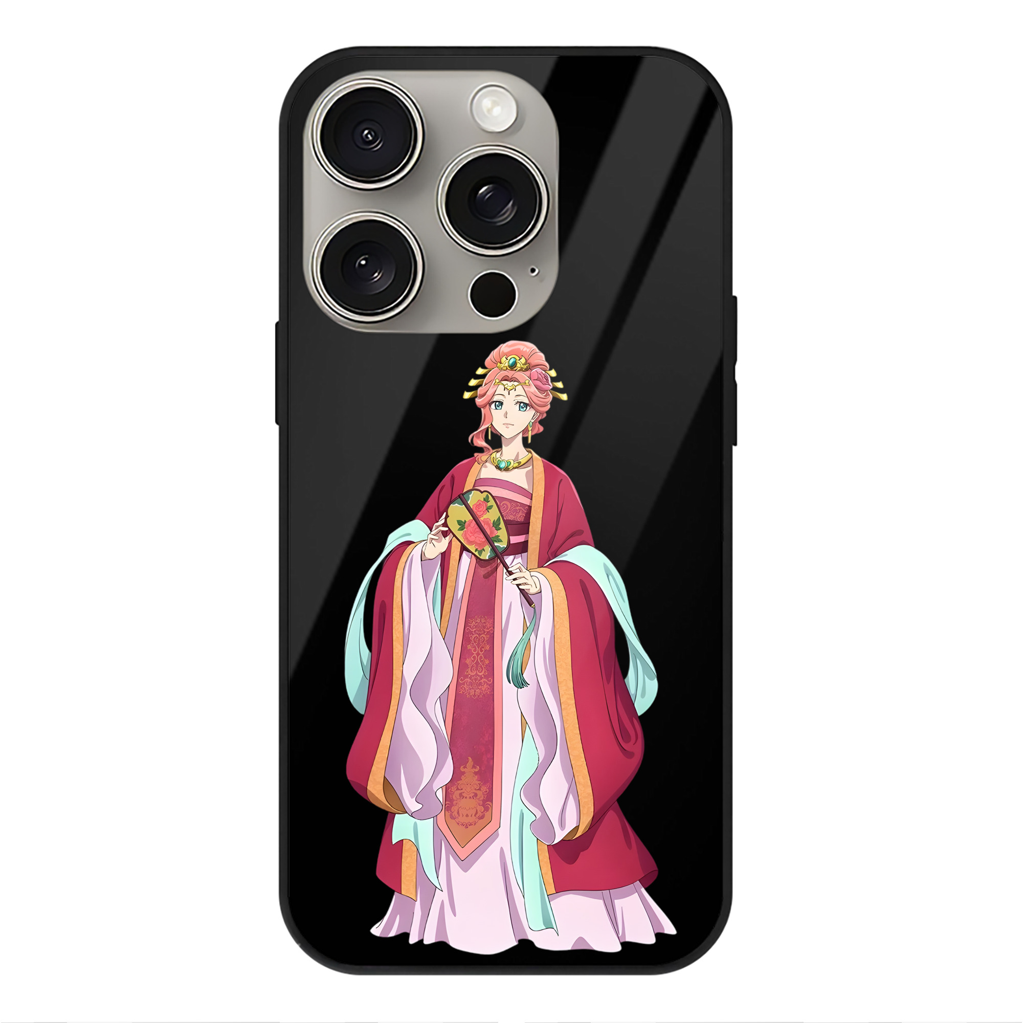 薬屋のひとりごと The Apothecary Diaries 【iPhone15Pro対応】スマホケース 耐衝撃＆黄変防止 背面ガラス
