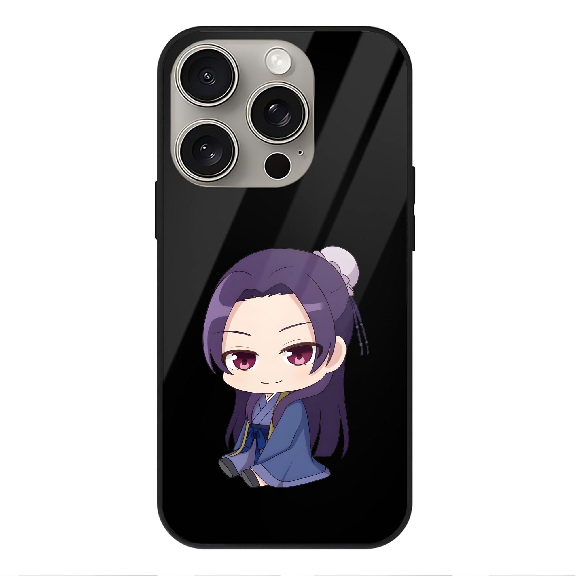 薬屋のひとりごと The Apothecary Diaries 【iPhone15Pro対応】スマホケース 耐衝撃＆黄変防止 背面ガラス
