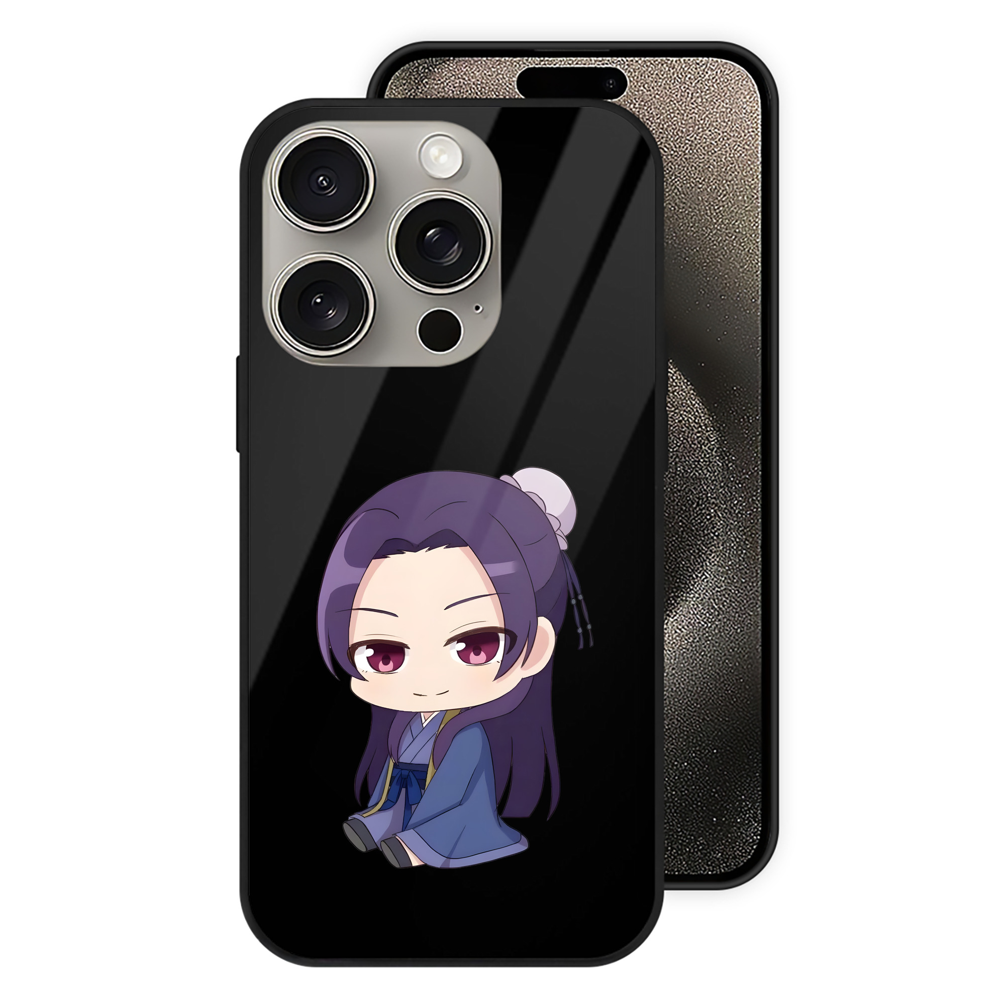 薬屋のひとりごと The Apothecary Diaries 【iPhone15Pro対応】スマホケース 耐衝撃＆黄変防止 背面ガラス